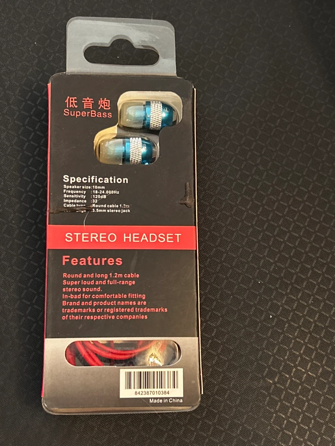SuperBass Stereo Headset - New in Box - photo 2