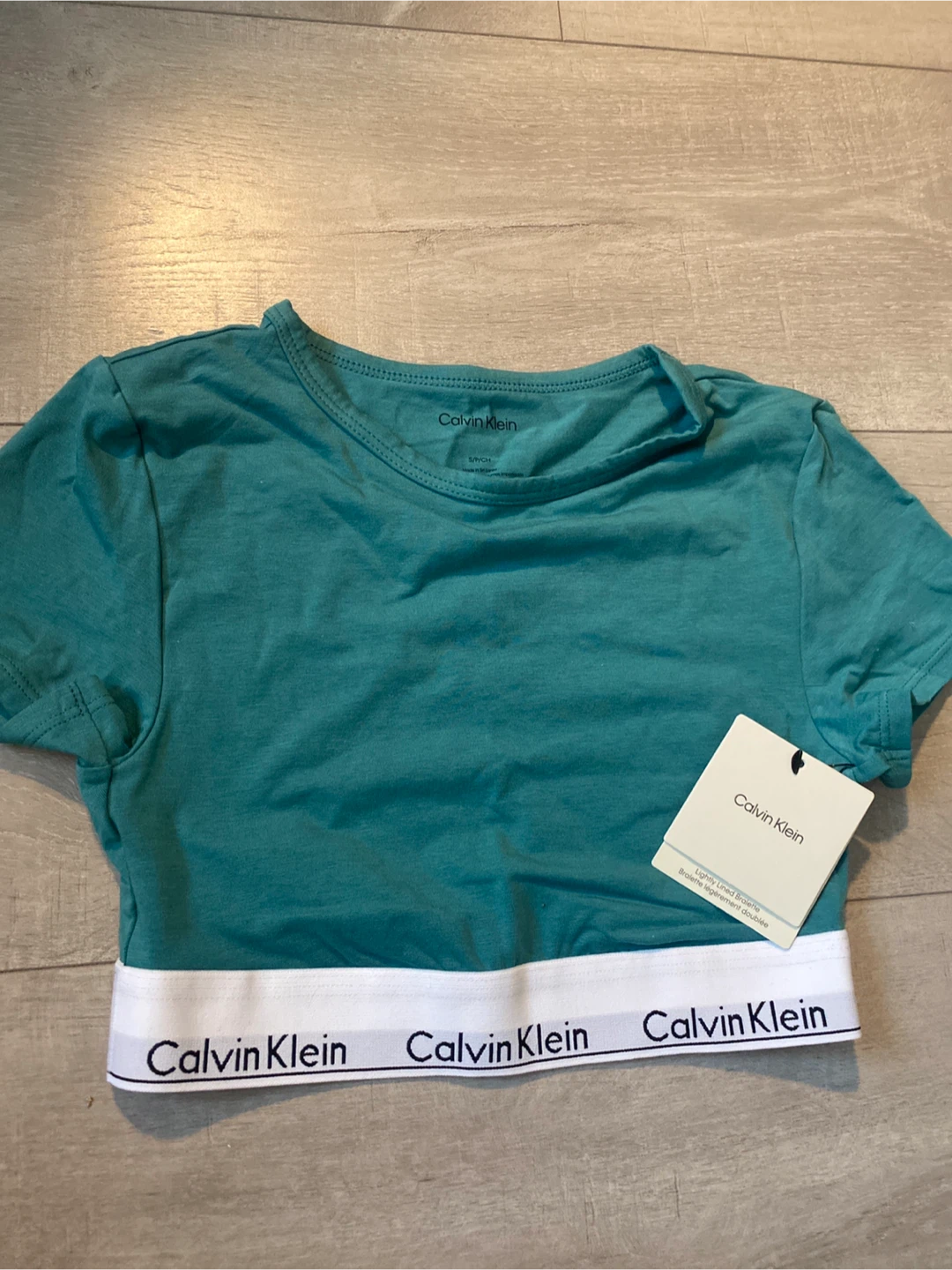 New Calvin Klein Lightly Lined Bralette - Size S