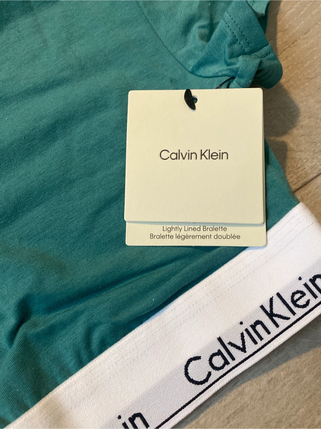 New Calvin Klein Lightly Lined Bralette - Size S - photo 2