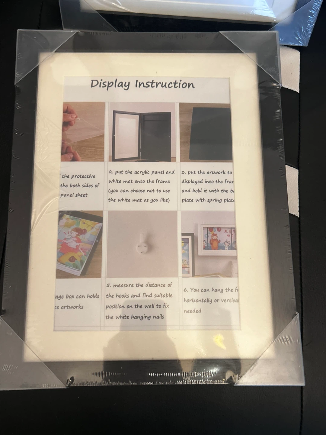 Brand-new Shadow Box Frame - Black, 9x9