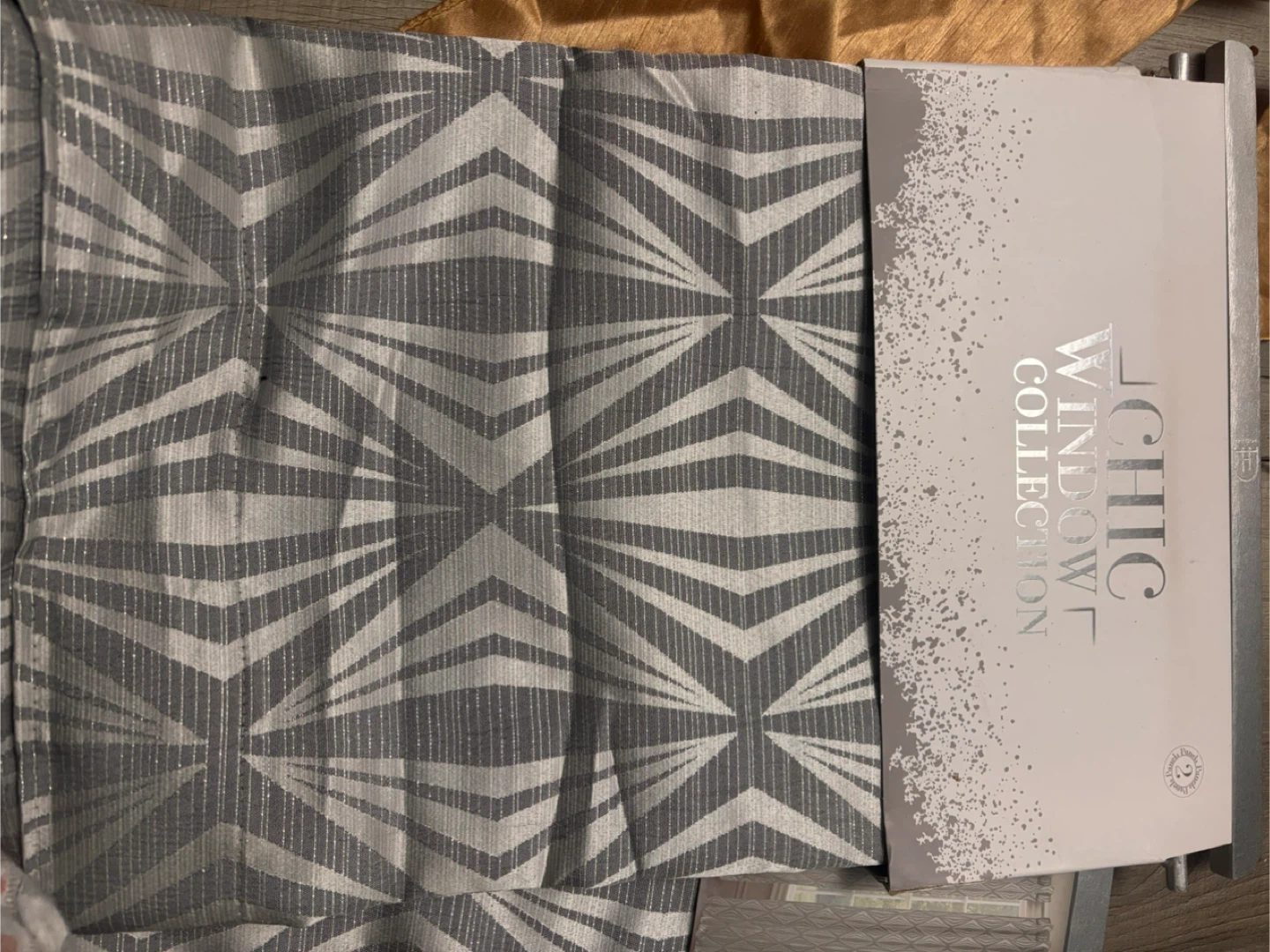 Dainty Home 2 Panel Curtains 76x84 Gray - photo 3