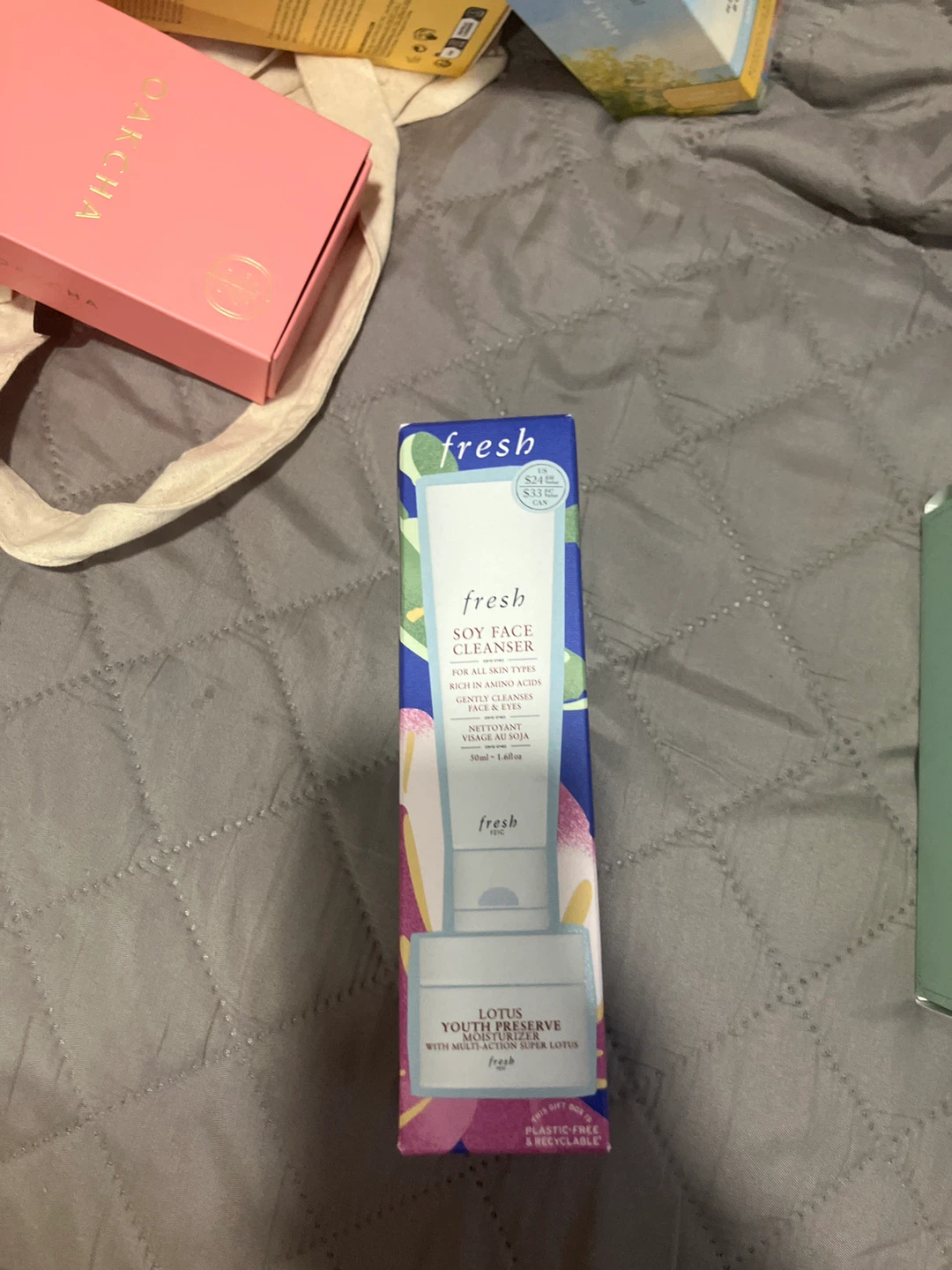 Fresh Soy Face Cleanser & Lotus Youth Preserve Moisturizer