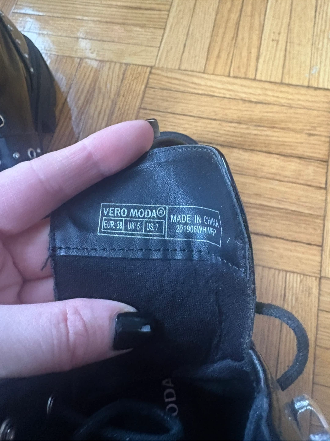 Vero Moda Black Boots - US Size 7 - photo 3