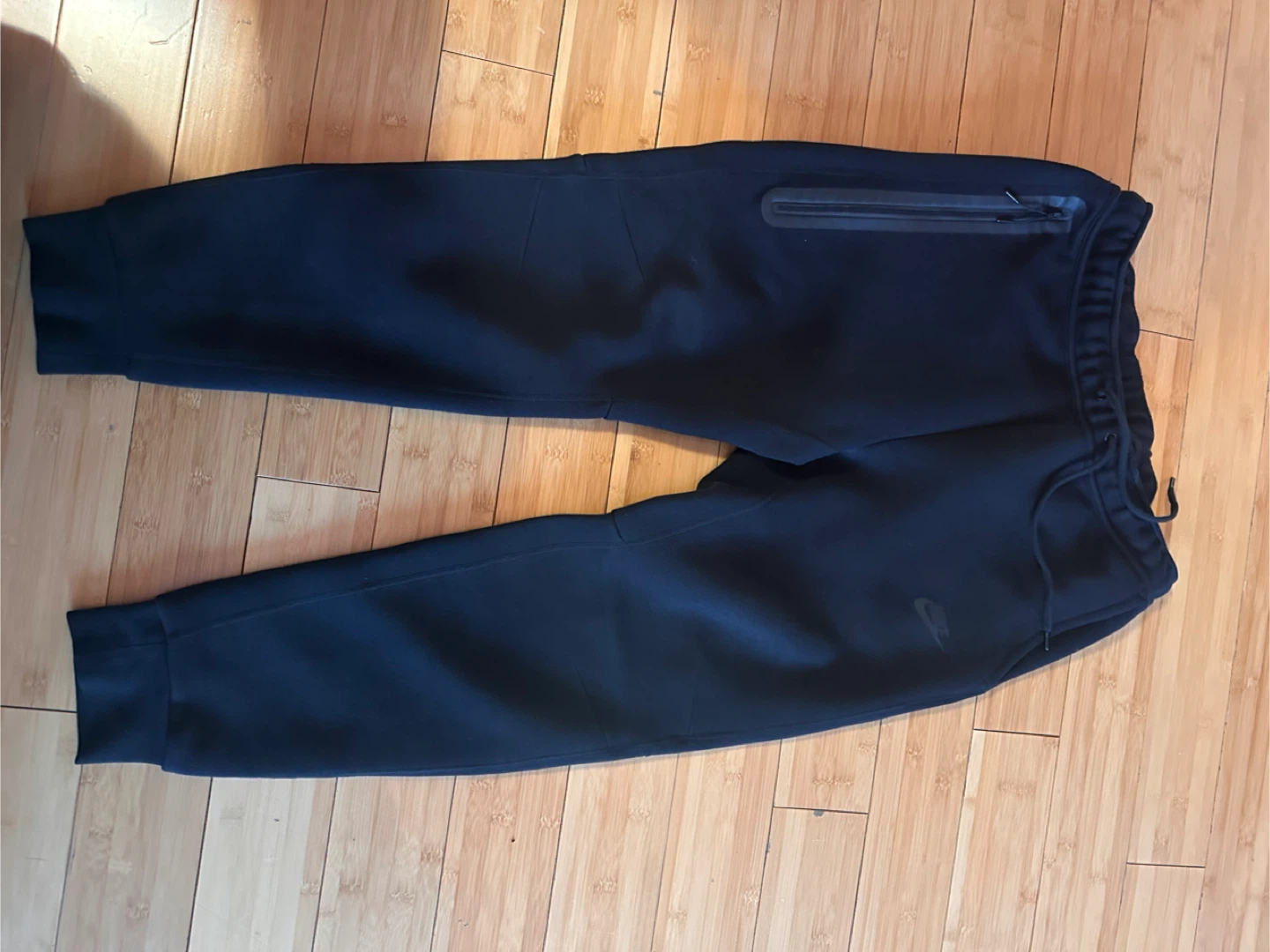 Nike Tech Fleece Black Pants - Size M