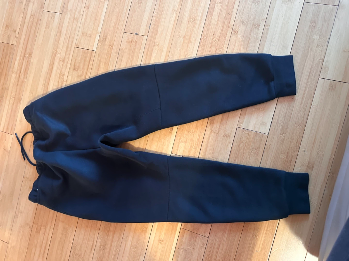 Nike Tech Fleece Black Pants - Size M - photo 2
