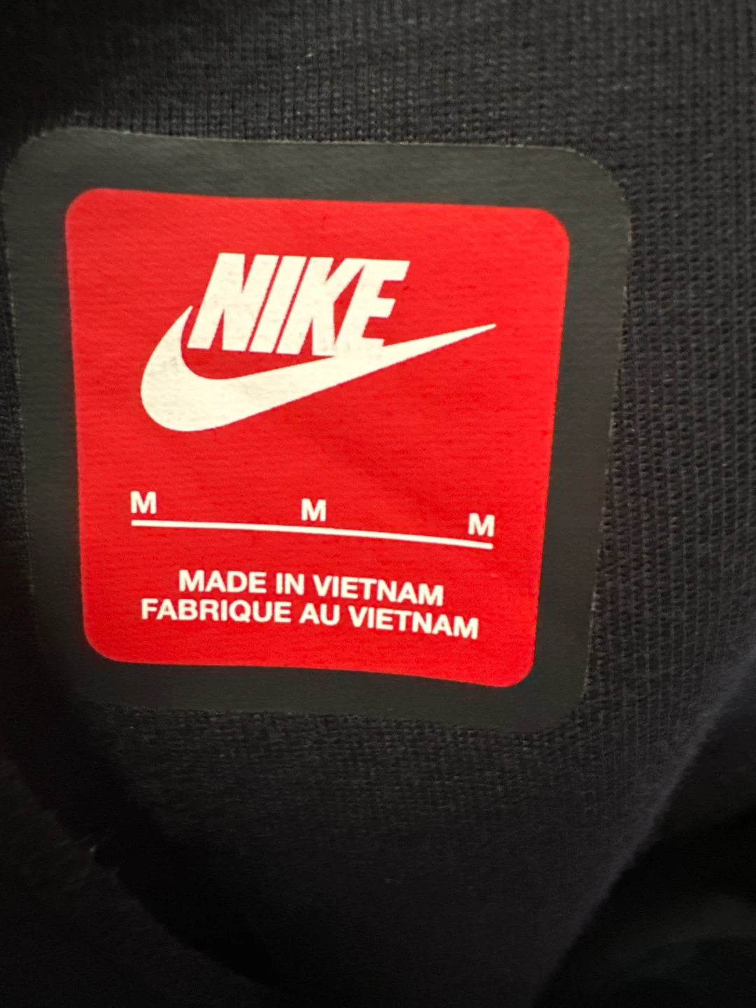 Nike Tech Fleece Black Pants - Size M - photo 3