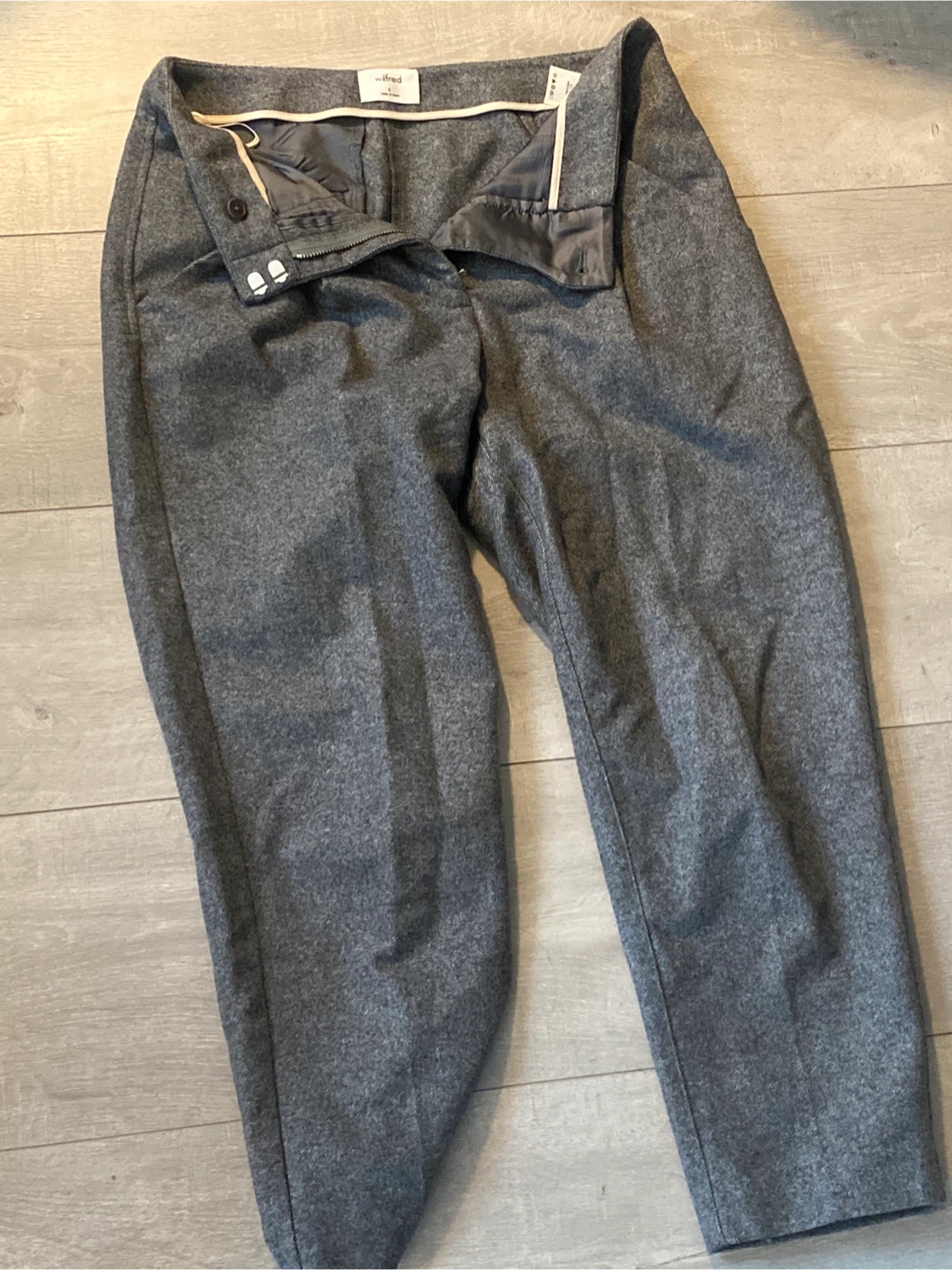 Wilfred Grey Wool Blend Trousers - Size 4