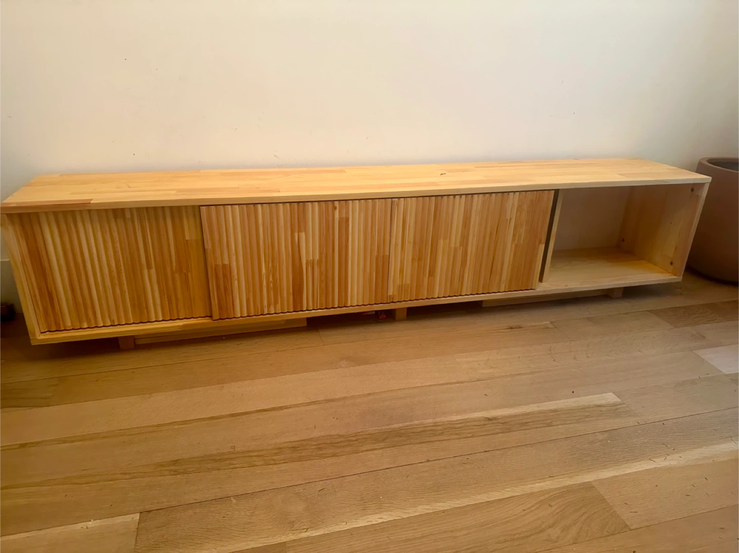 Wooden TV Stand Media Console Cabinet