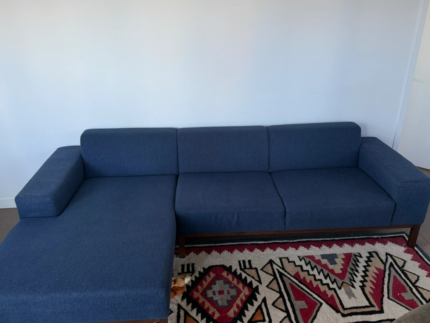 Blue Sectional Sofa - photo 2