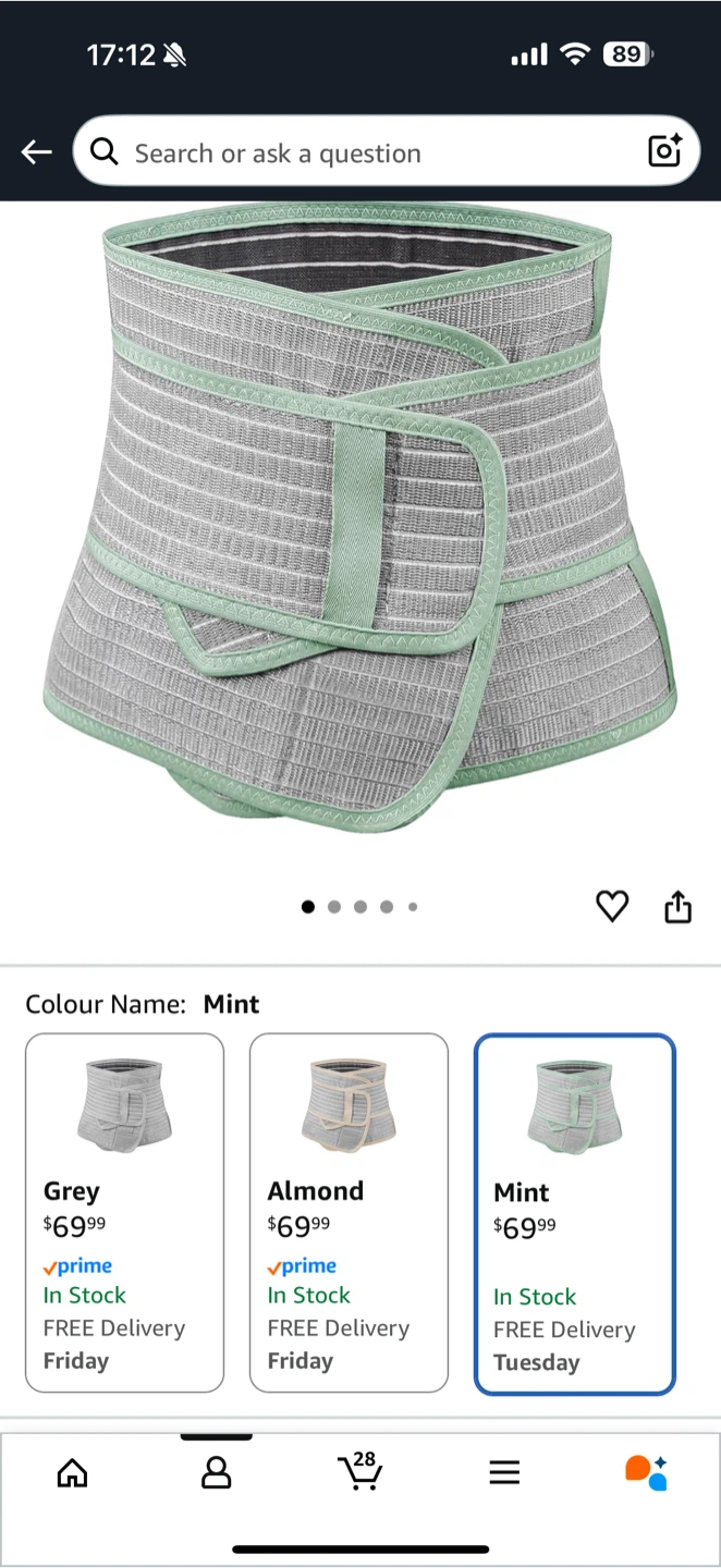 Haakaa Postnatal Belly Band - Mint