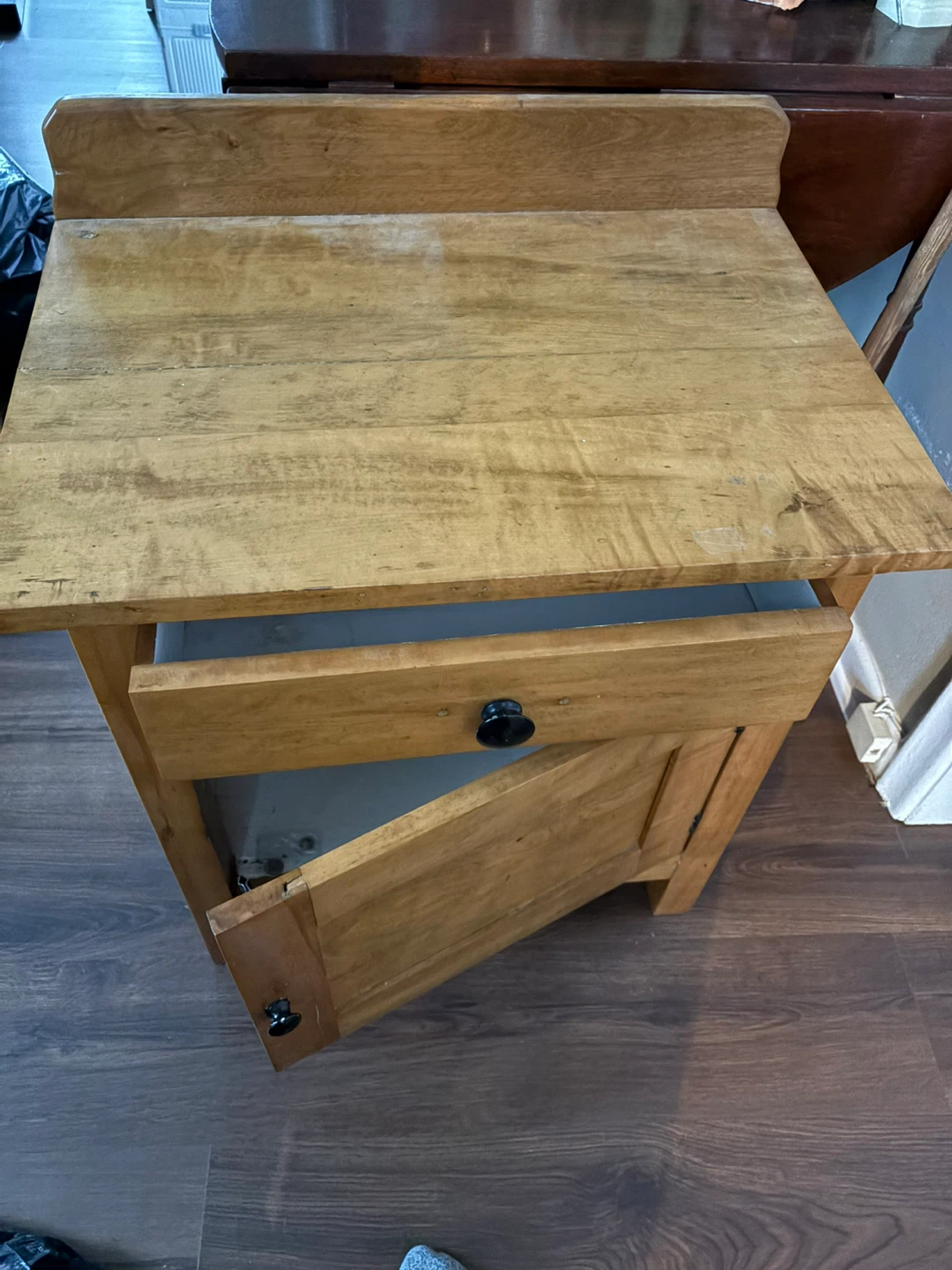 Wooden Side Table with Drawer