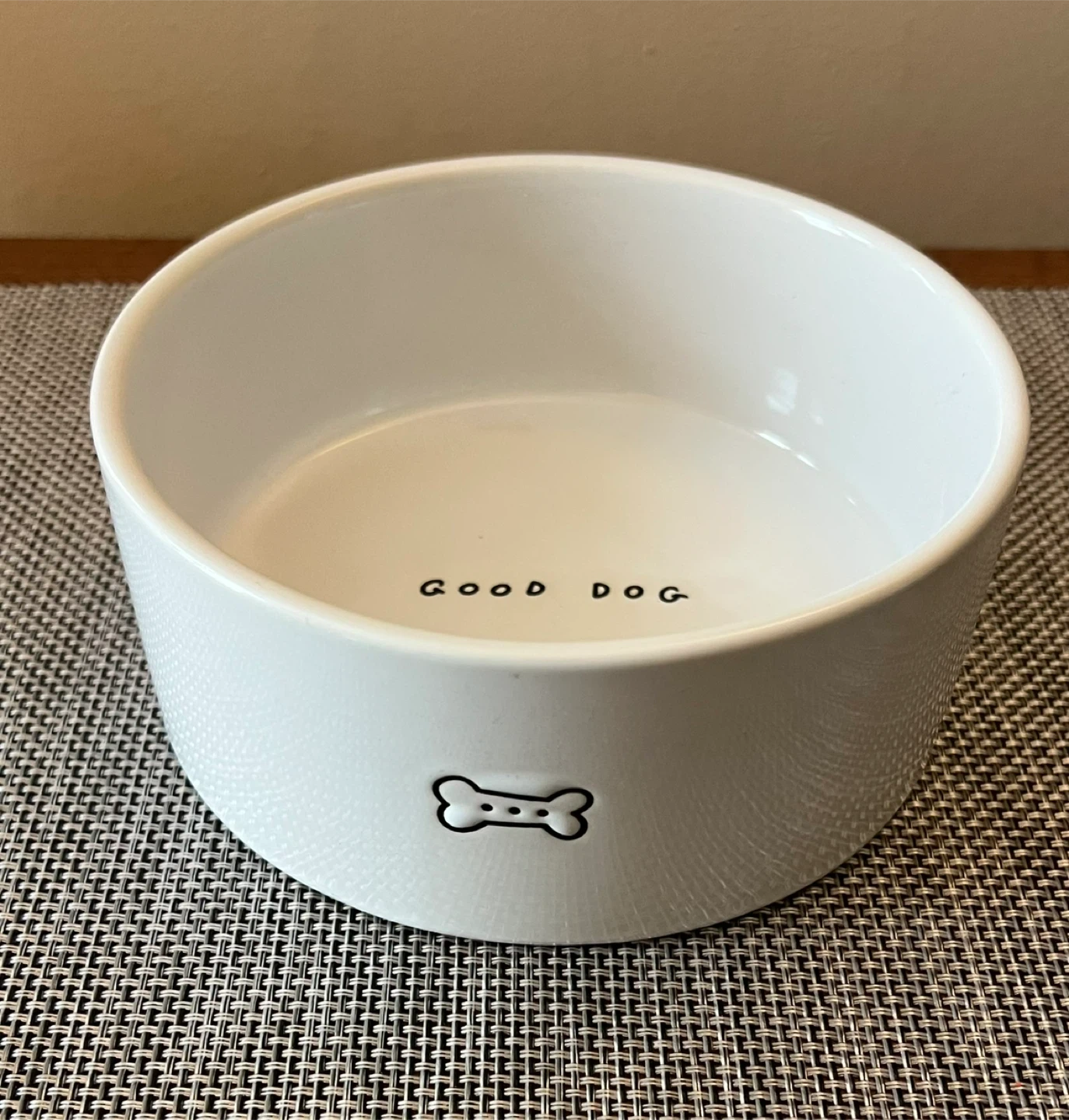 Harmony “Good Dog” 3 Cup Ceramic Dog Bowl