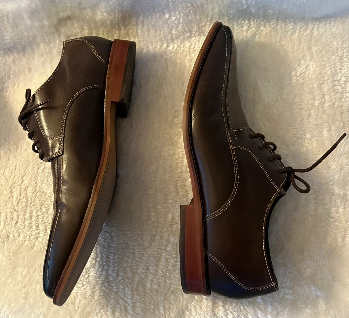 Florsheim Brown Leather Dress Shoes Men Size 10.5 - photo 3