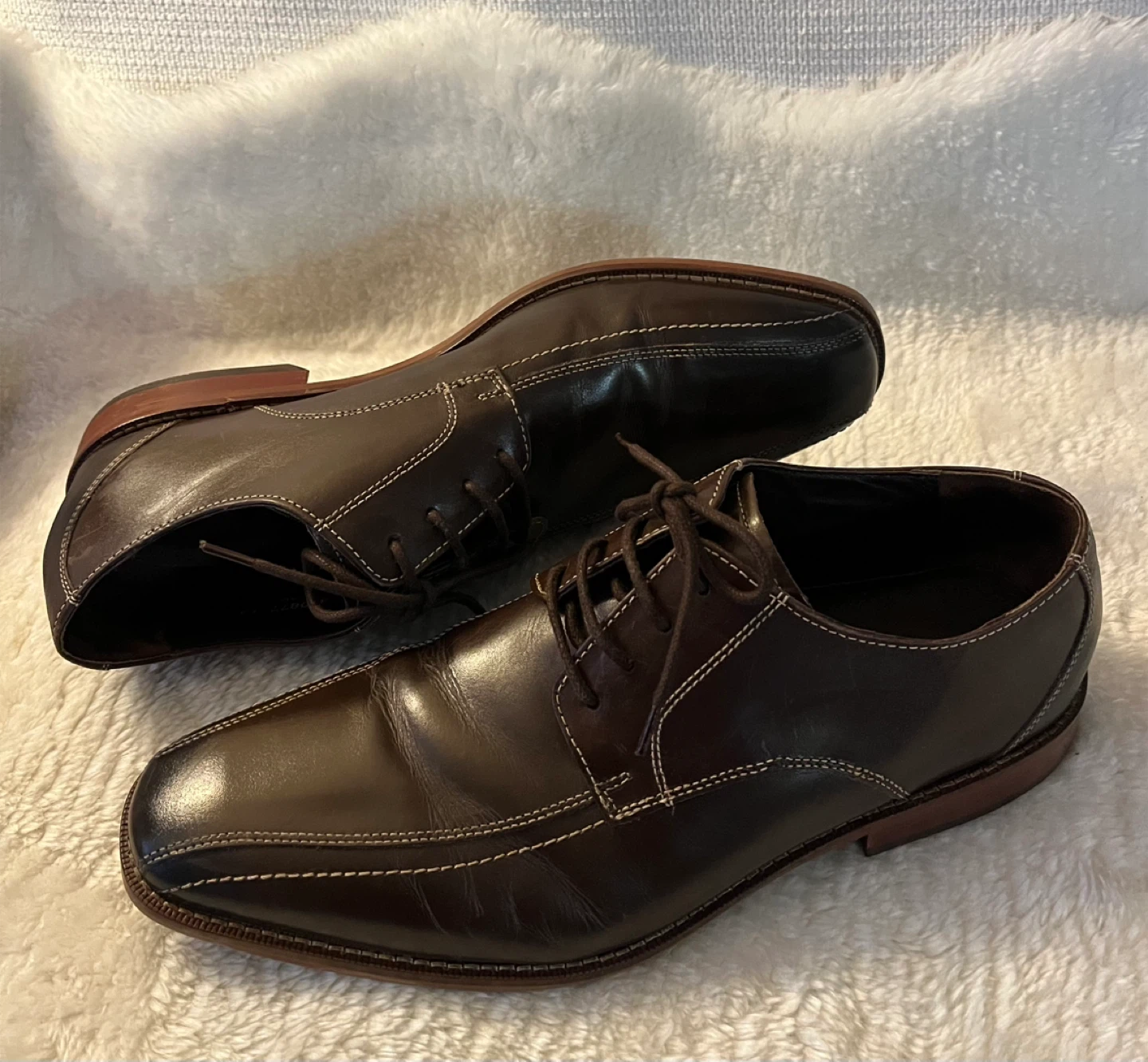Florsheim Brown Leather Dress Shoes Men Size 10.5 - photo 2
