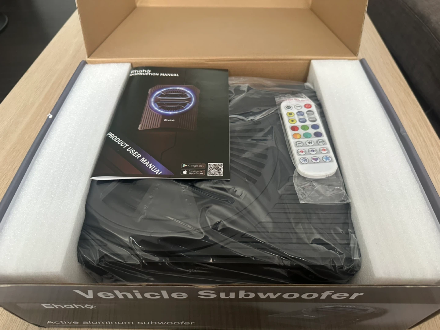 EhaHo Vehicle Subwoofer - Active Aluminum - photo 3