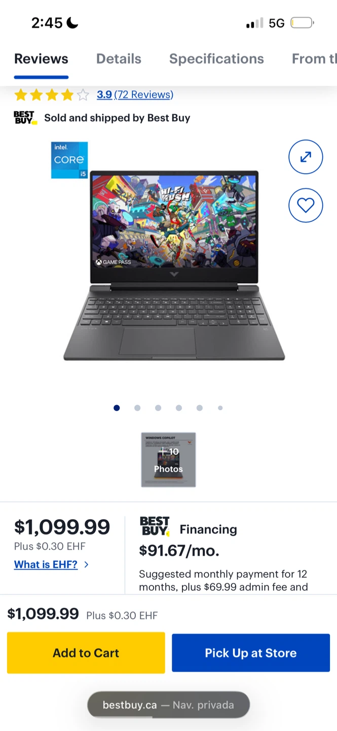 HP Victus Gaming Laptop