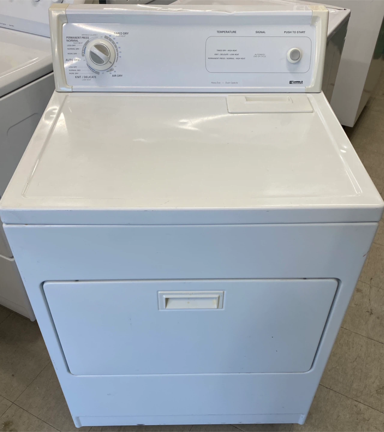 Large Kenmore Dryer