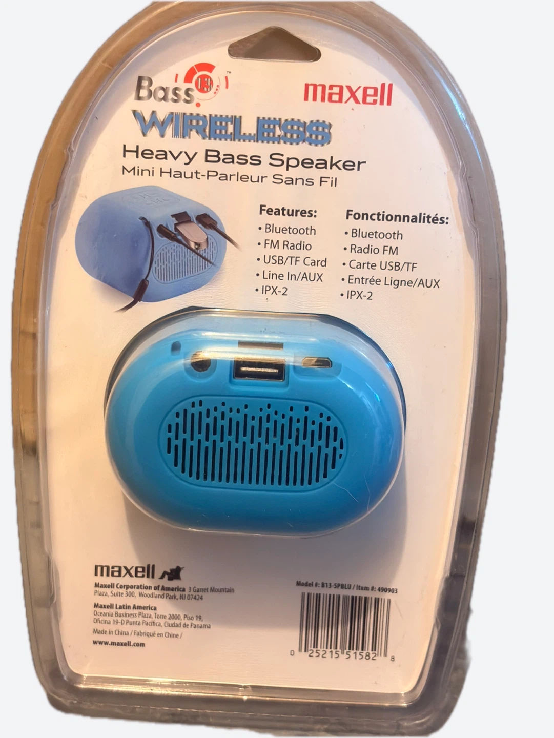 🥕 Maxell Bass Wireless Mini Speaker - photo 2