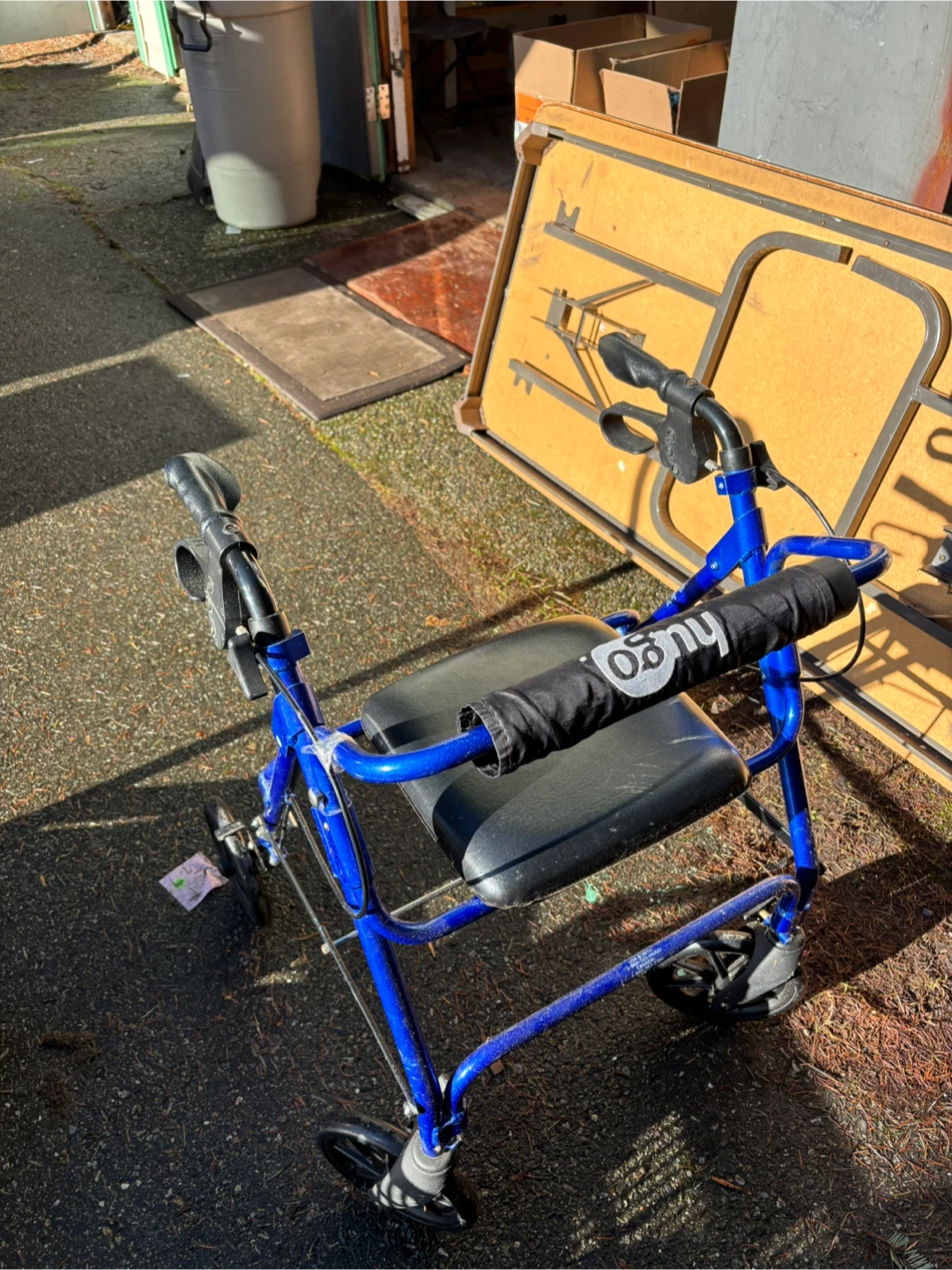 Hugo Rollator Walker - Blue