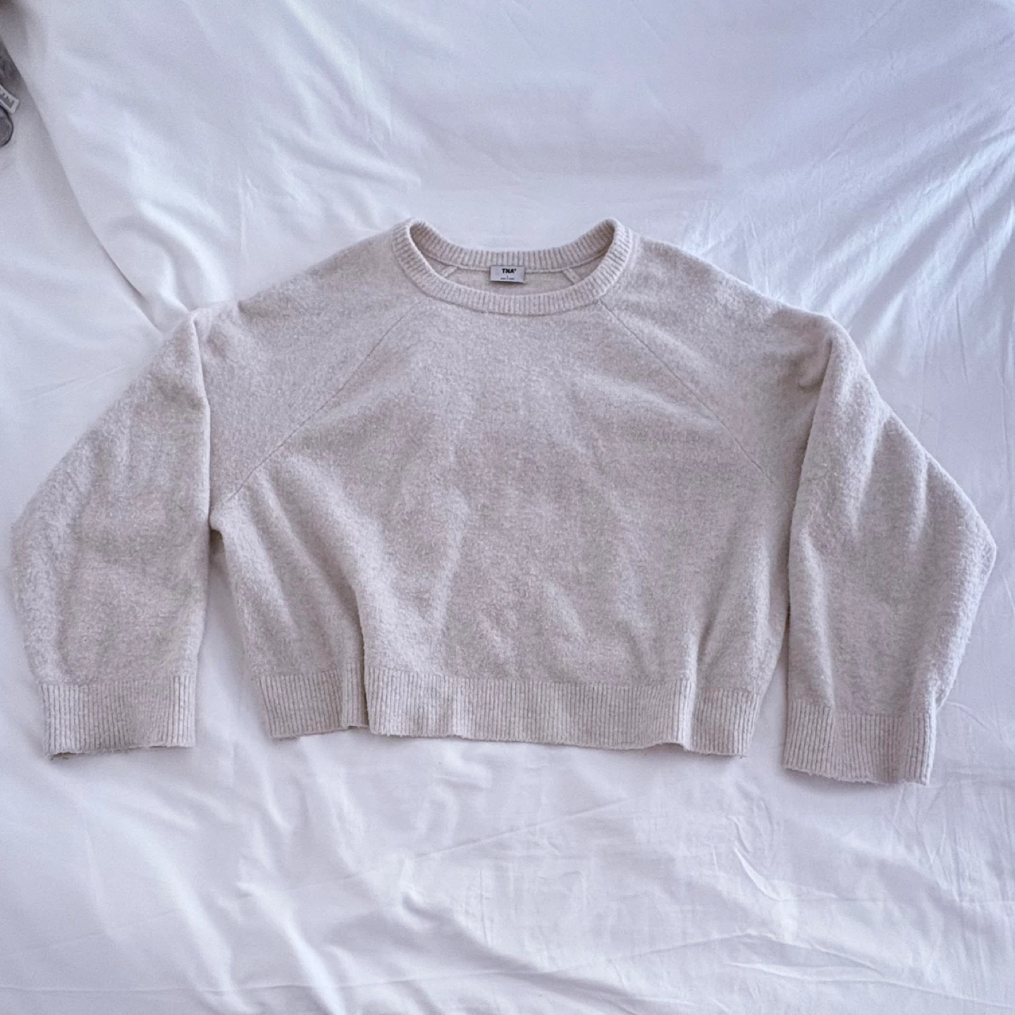 TNA Cream Sweater