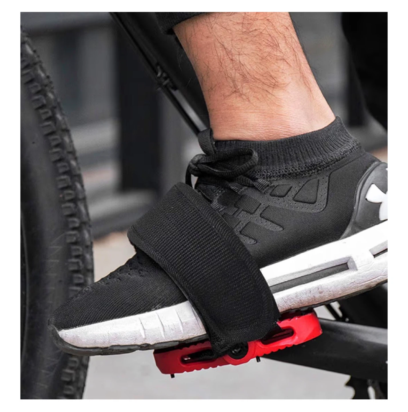 Bike Pedal Straps - Black - photo 2