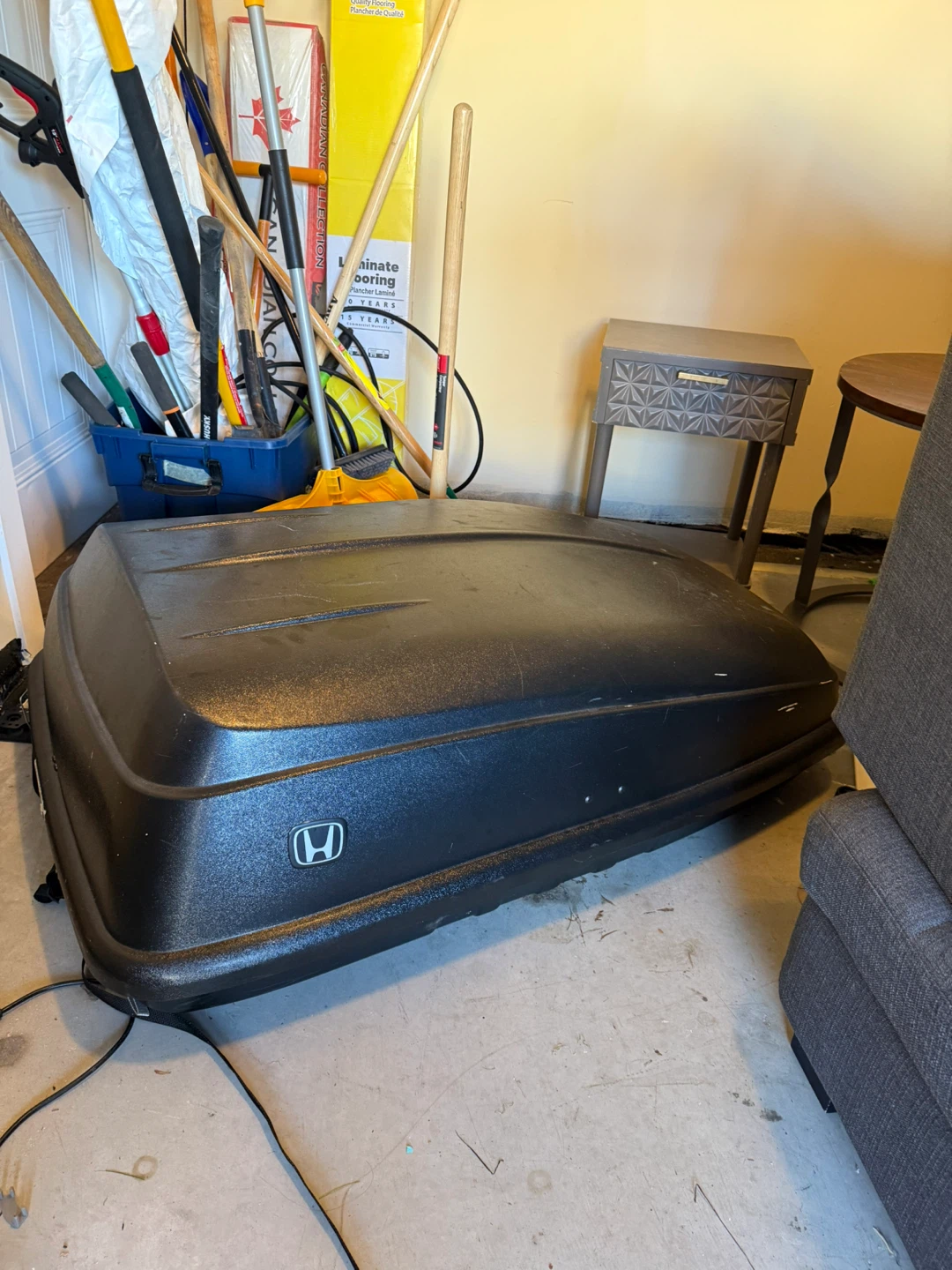 Honda Black Car Top Carrier Cargo Box