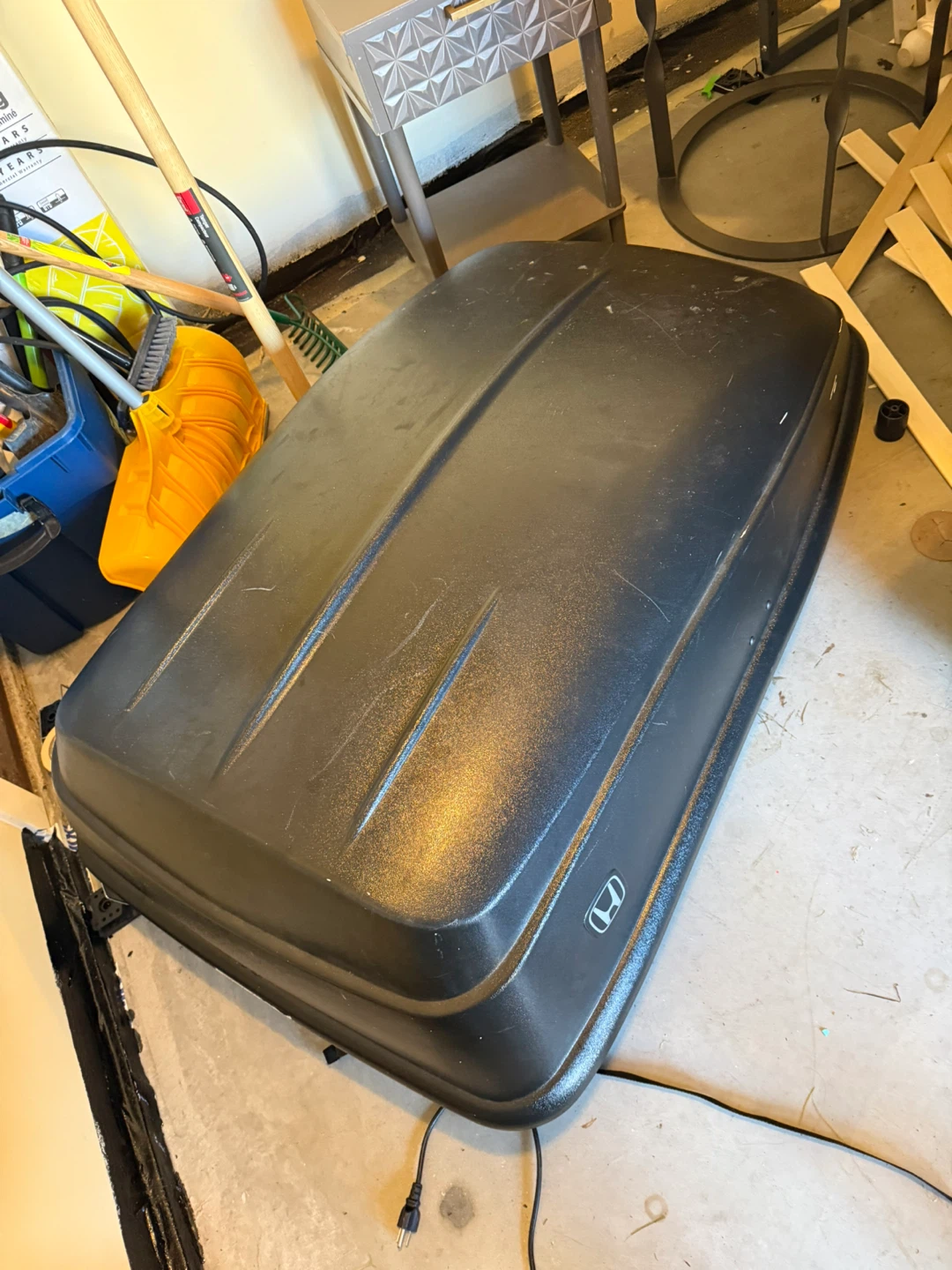 Honda Black Car Top Carrier Cargo Box - photo 2