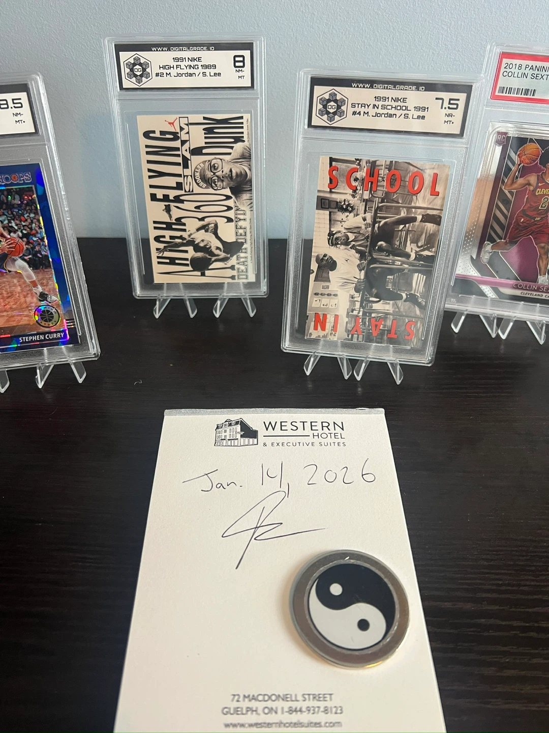 Graded Michael Jordan & S. Curry Basketball Cards - photo 4