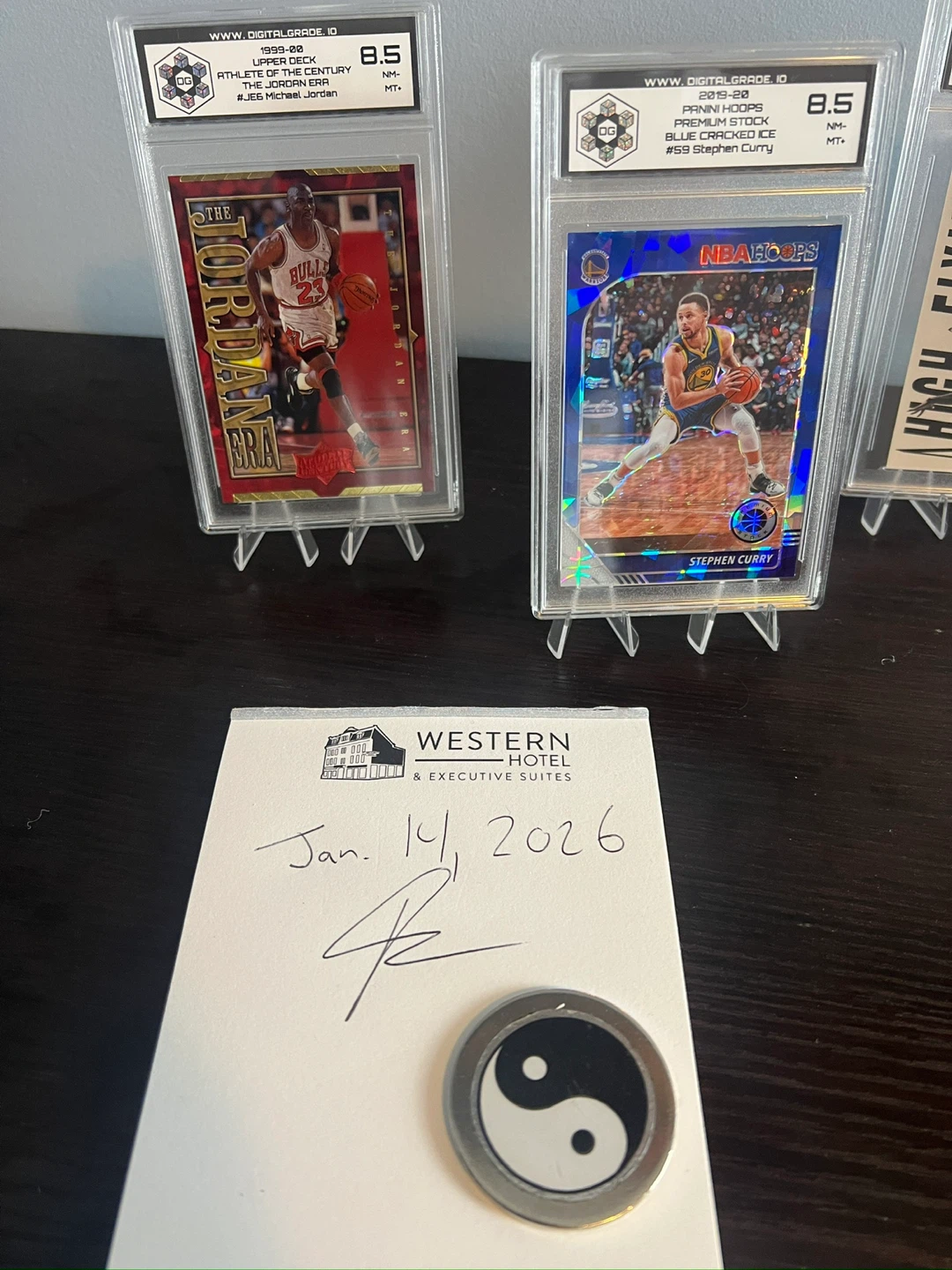 Graded Michael Jordan & S. Curry Basketball Cards - photo 3
