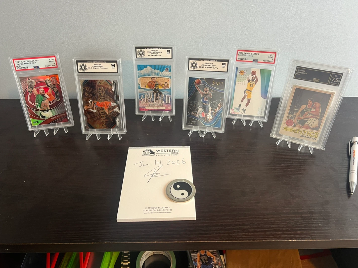 Graded Michael Jordan & S. Curry Basketball Cards - photo 2