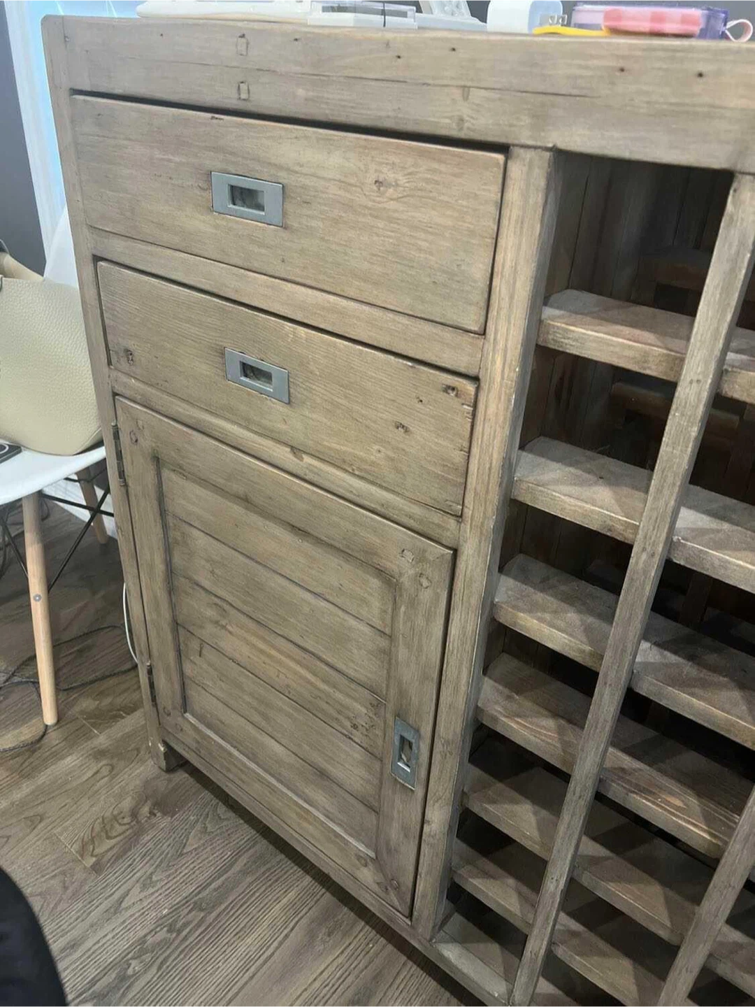 Urban Barn Wine Rack Cabinet - photo 2