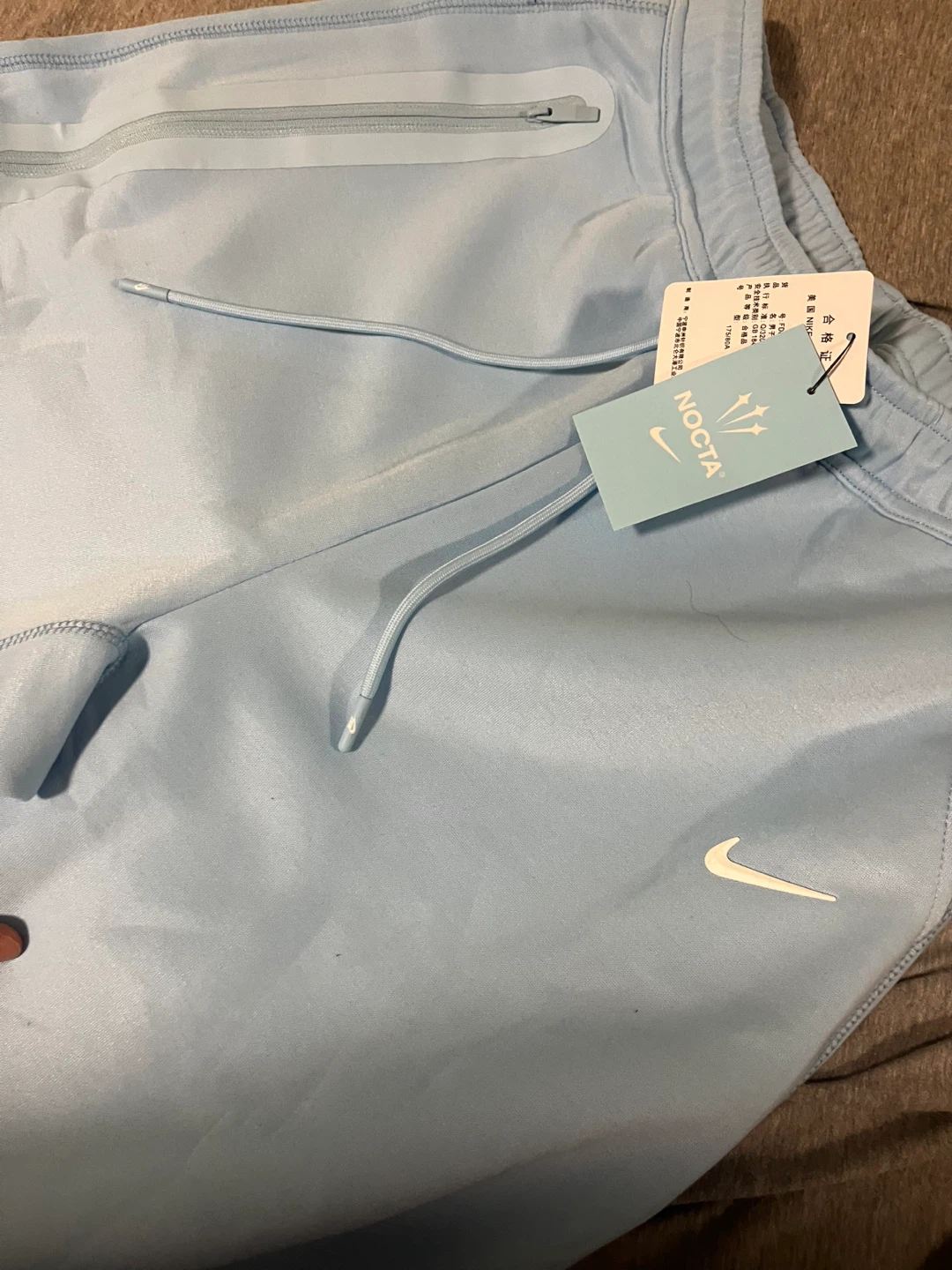Nike x NOCTA Light Blue Track Pants - photo 2