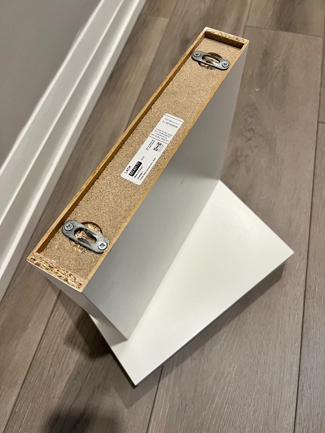 Moving sale - Set of 2 IKEA LACK wall shelves