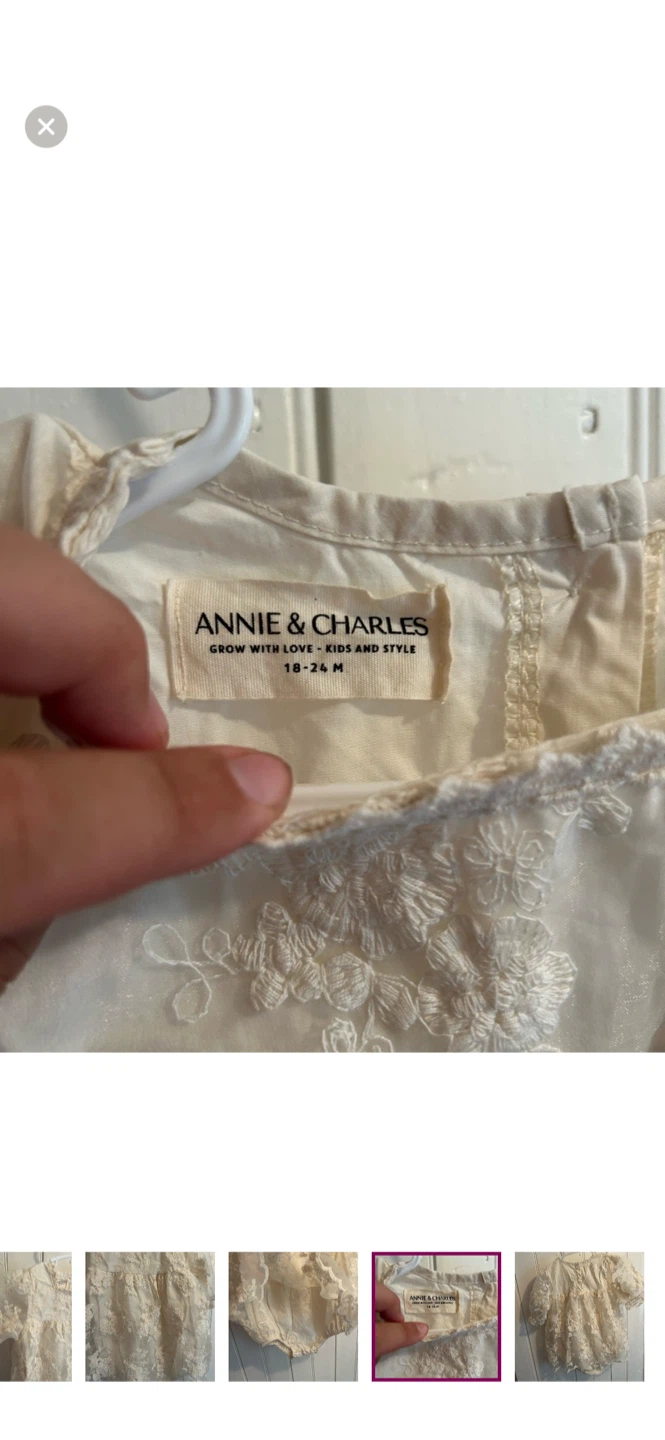 Annie & Charles Lace Dress - 18-24 Months - photo 5