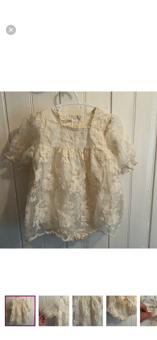 Annie & Charles Lace Dress - 18-24 Months