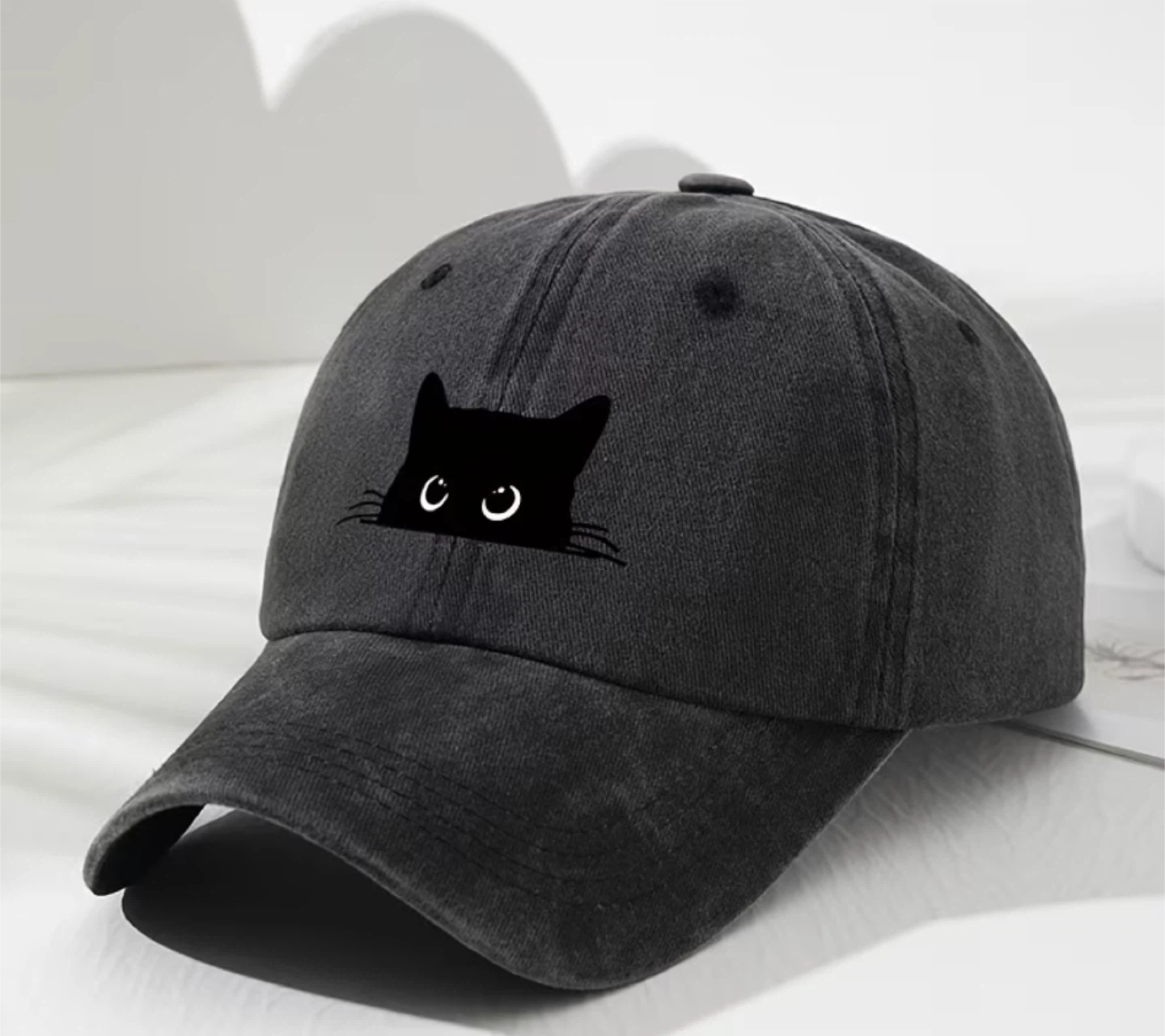 Black Cat Baseball Cap - photo 2