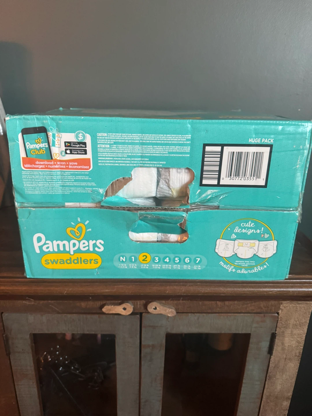 Pampers Swaddlers Size 2 - 144 Count - photo 3