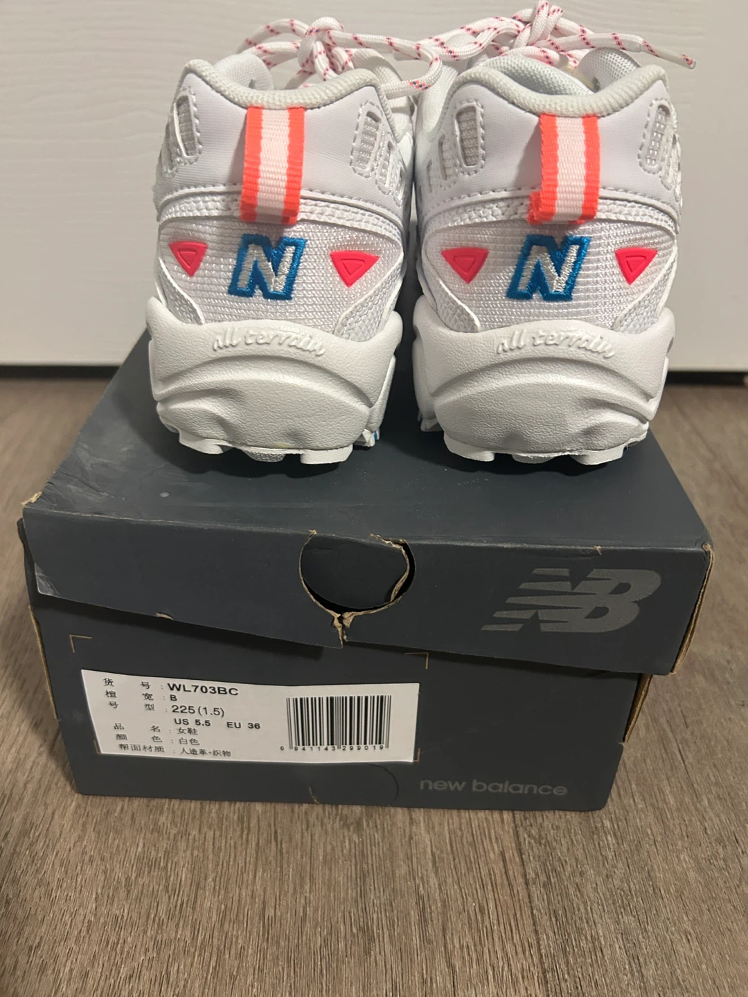 New Balance 703 White Sneakers - Size 5.5 - photo 4