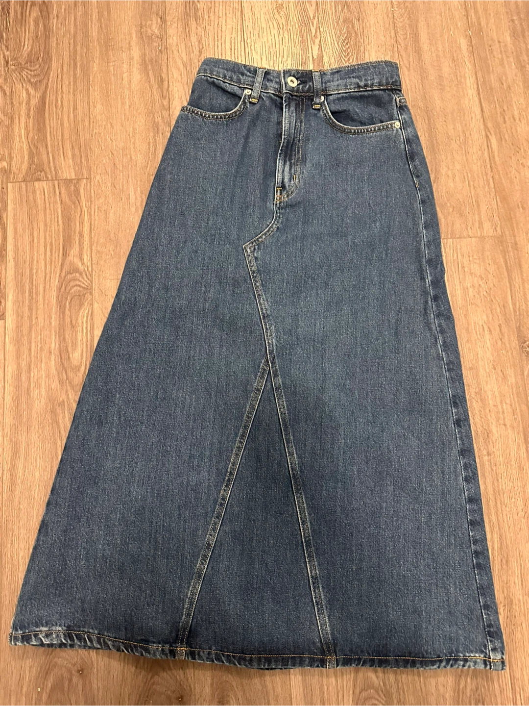 Muji Denim Skirt - photo 3