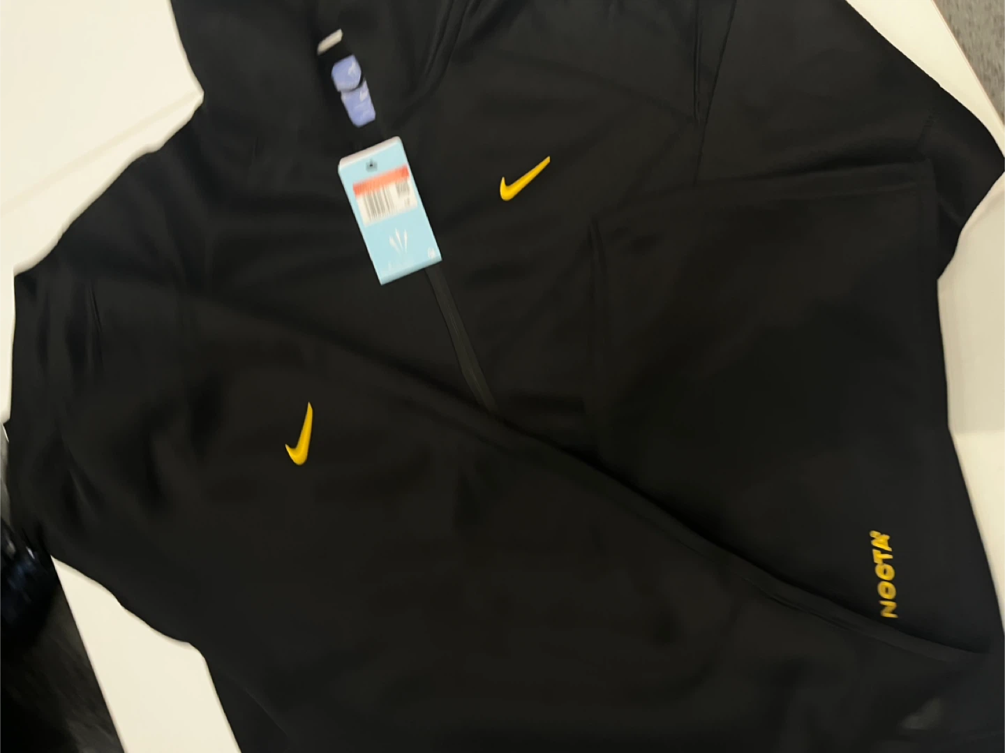 Nike x NOCTA Tracksuit - Black and Yellow - photo 2