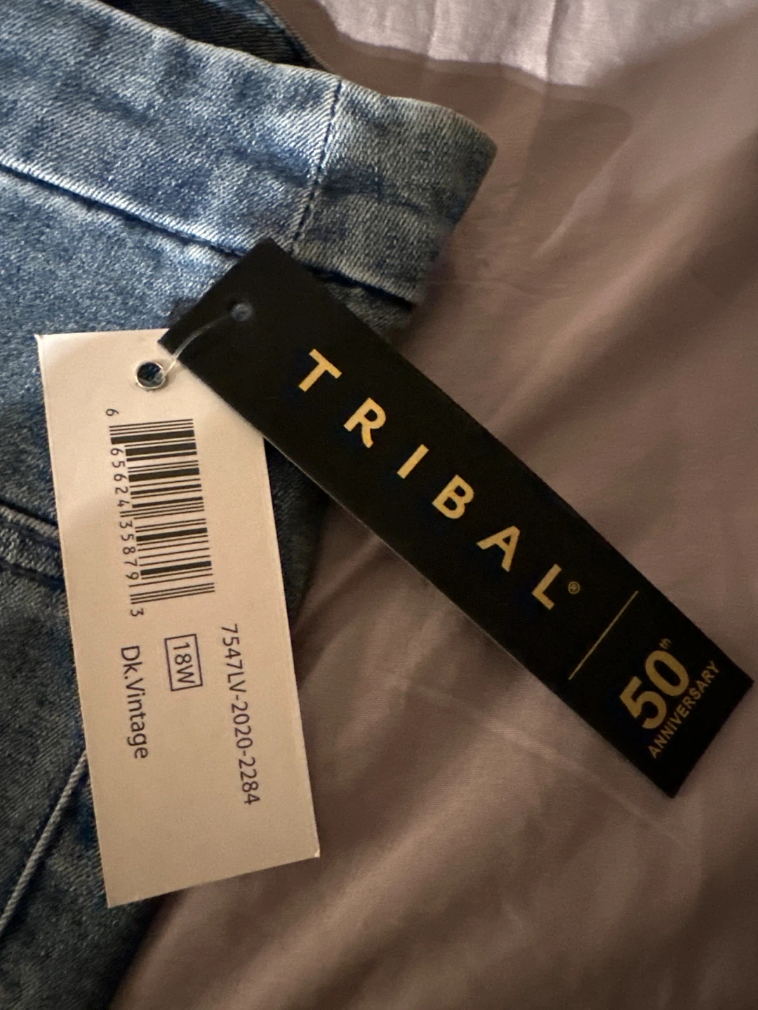 Tribal Jeans Audrey Mid-Rise Slim Ankle - Size 18W - photo 3