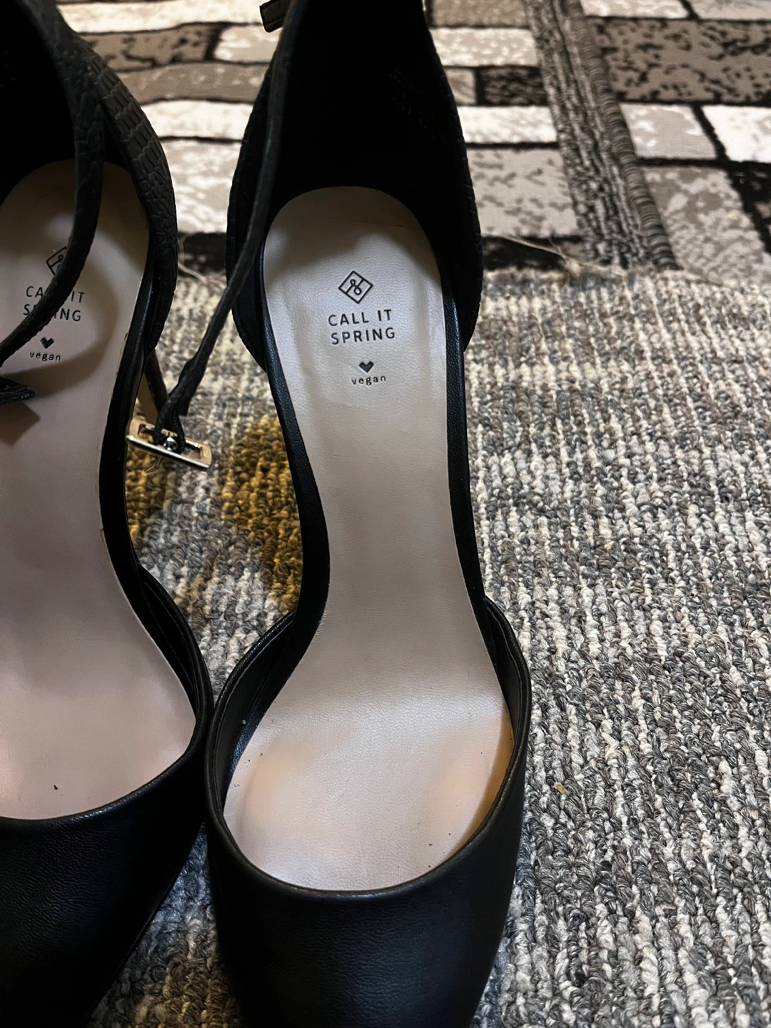 Call It Spring Black Heels - Size 8 - photo 2