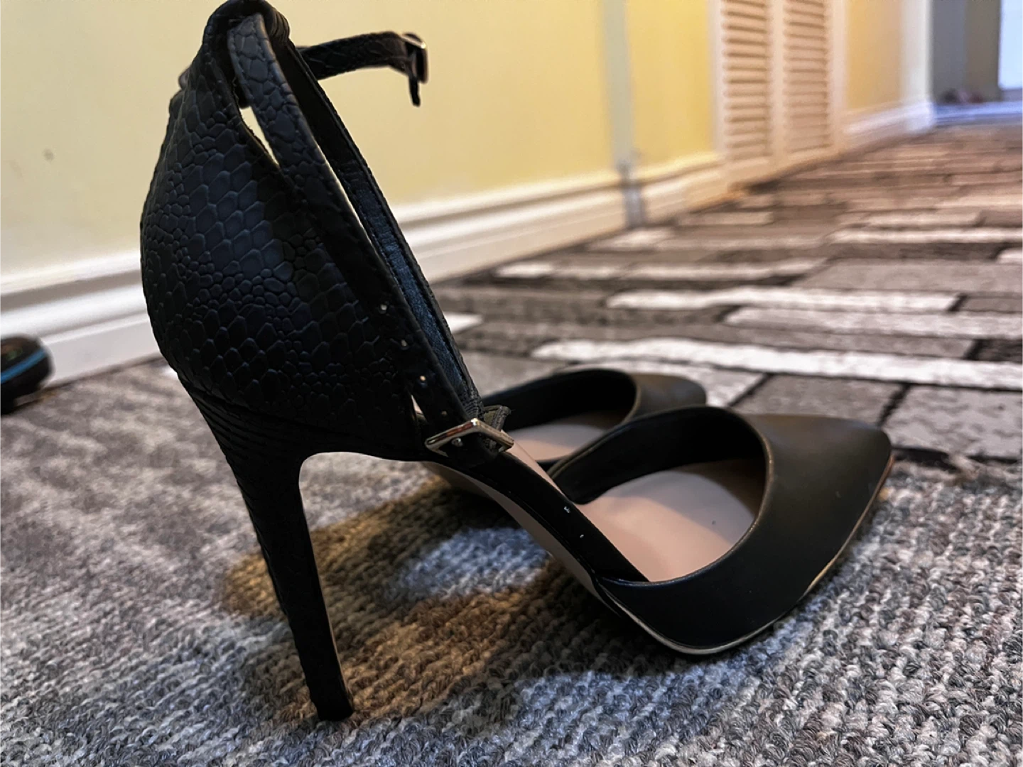 Call It Spring Black Heels - Size 8 - photo 4