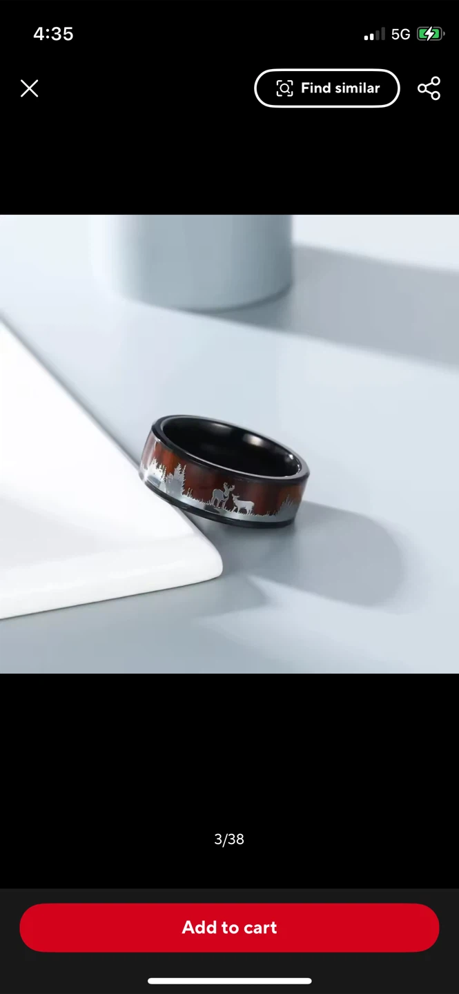 Mens Wildlife Ring