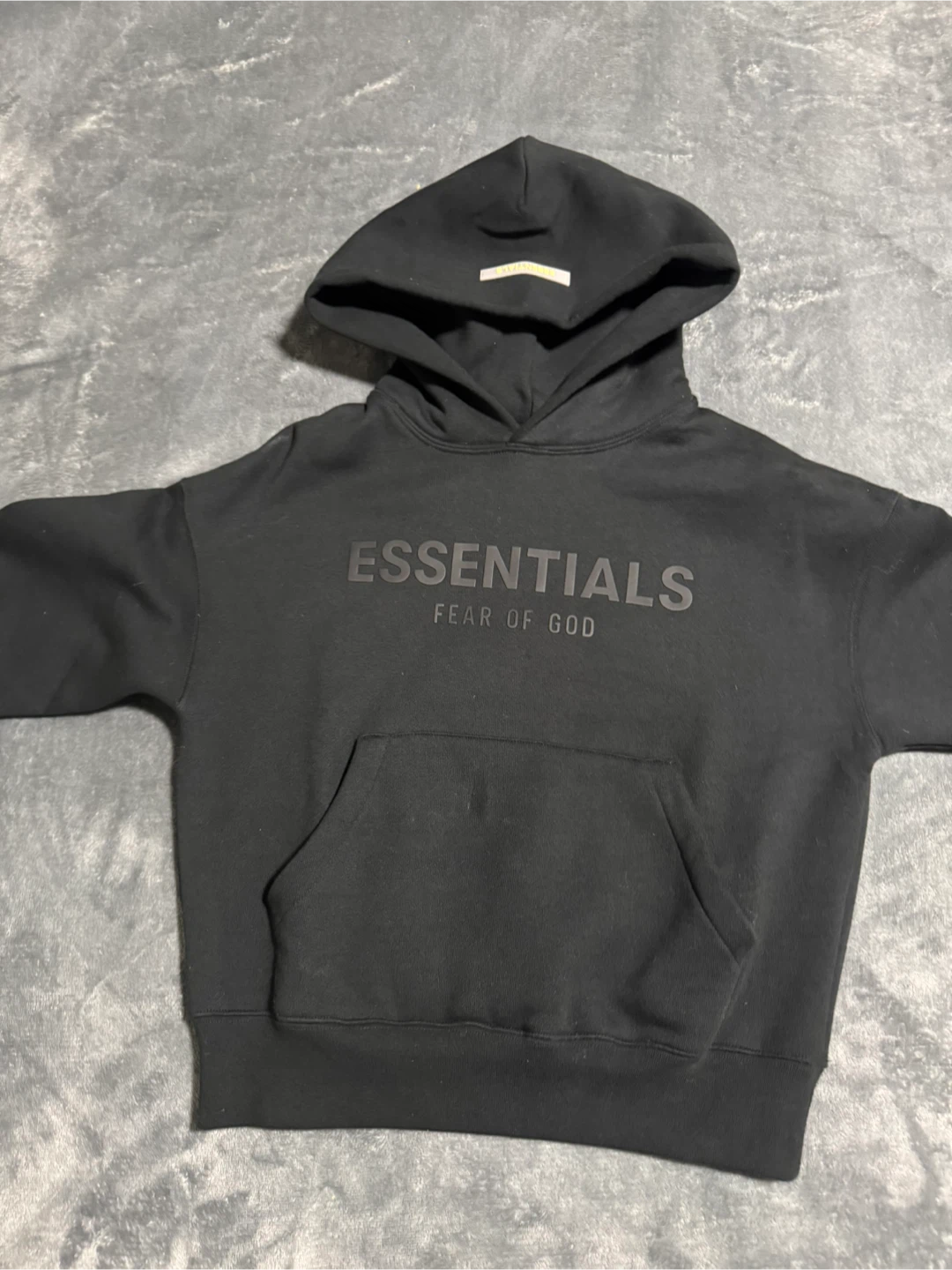 Essentials Fear of God Black Hoodie - photo 4