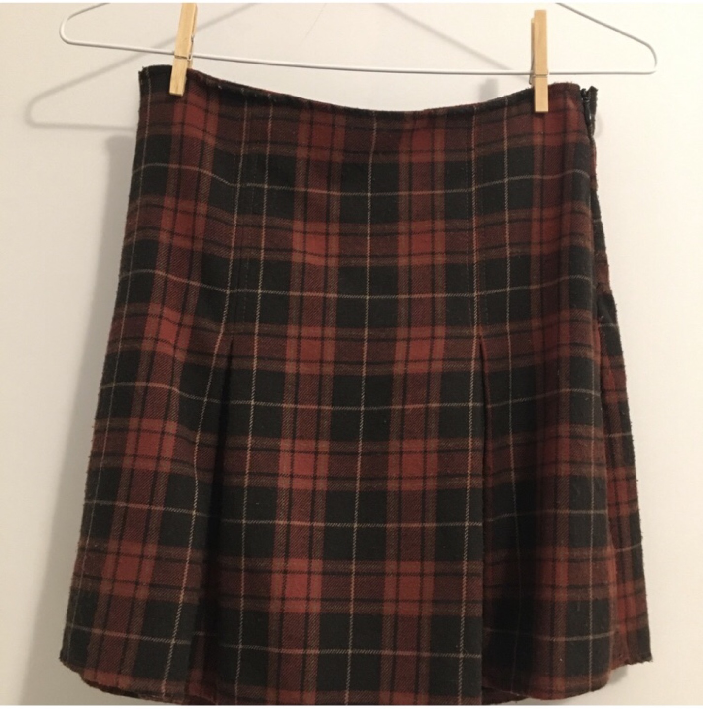 Brandy Melville Plaid Mini Skirt - One Size