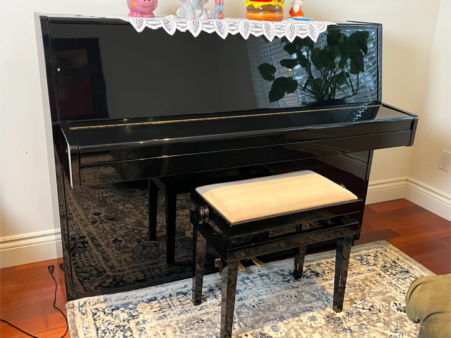 Hohner Upright Piano with Bench - photo 2