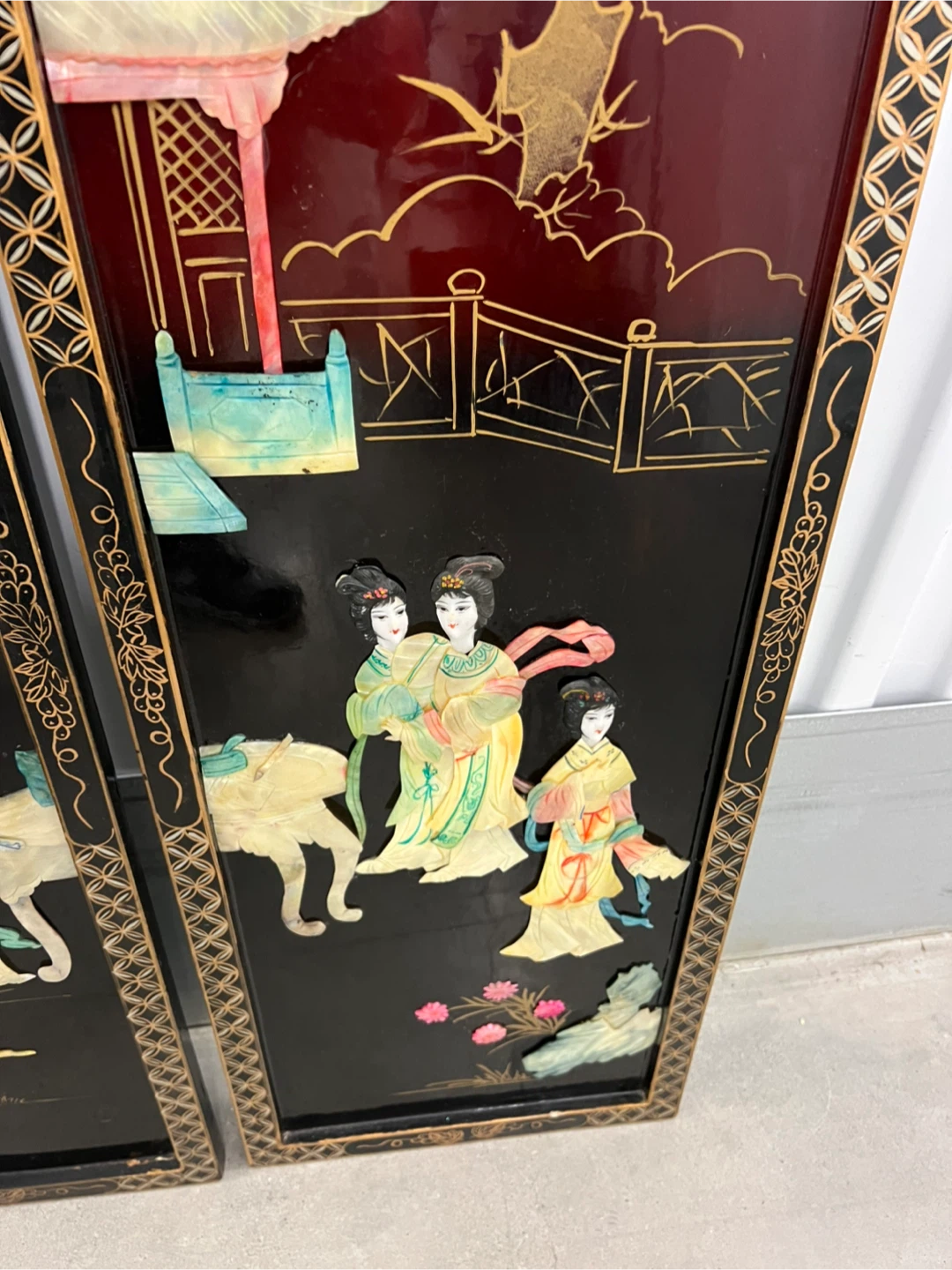 Asian Lacquer Wall Panels - photo 3