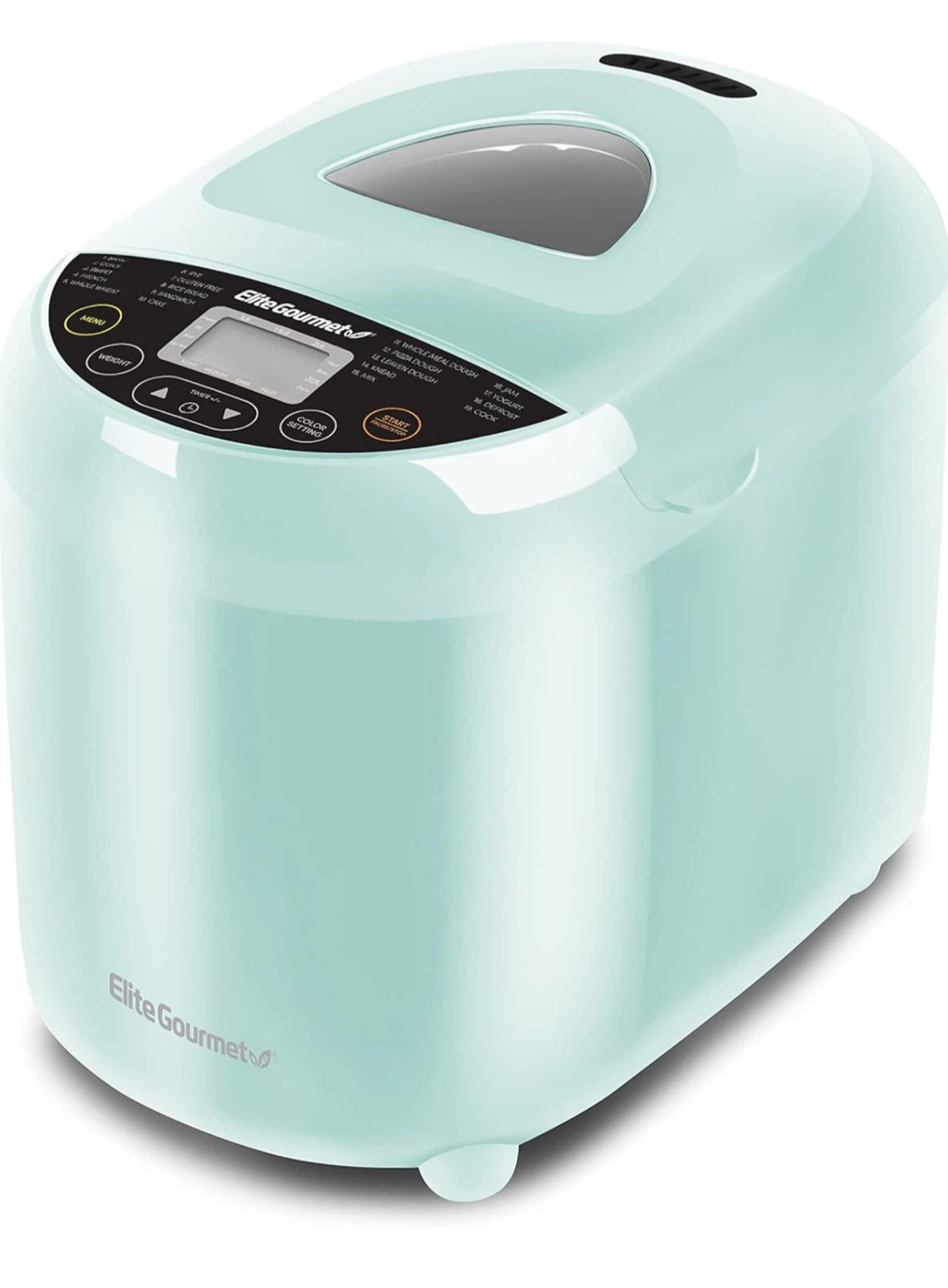 Elite Gourmet 2-Pound Bread Maker - Mint