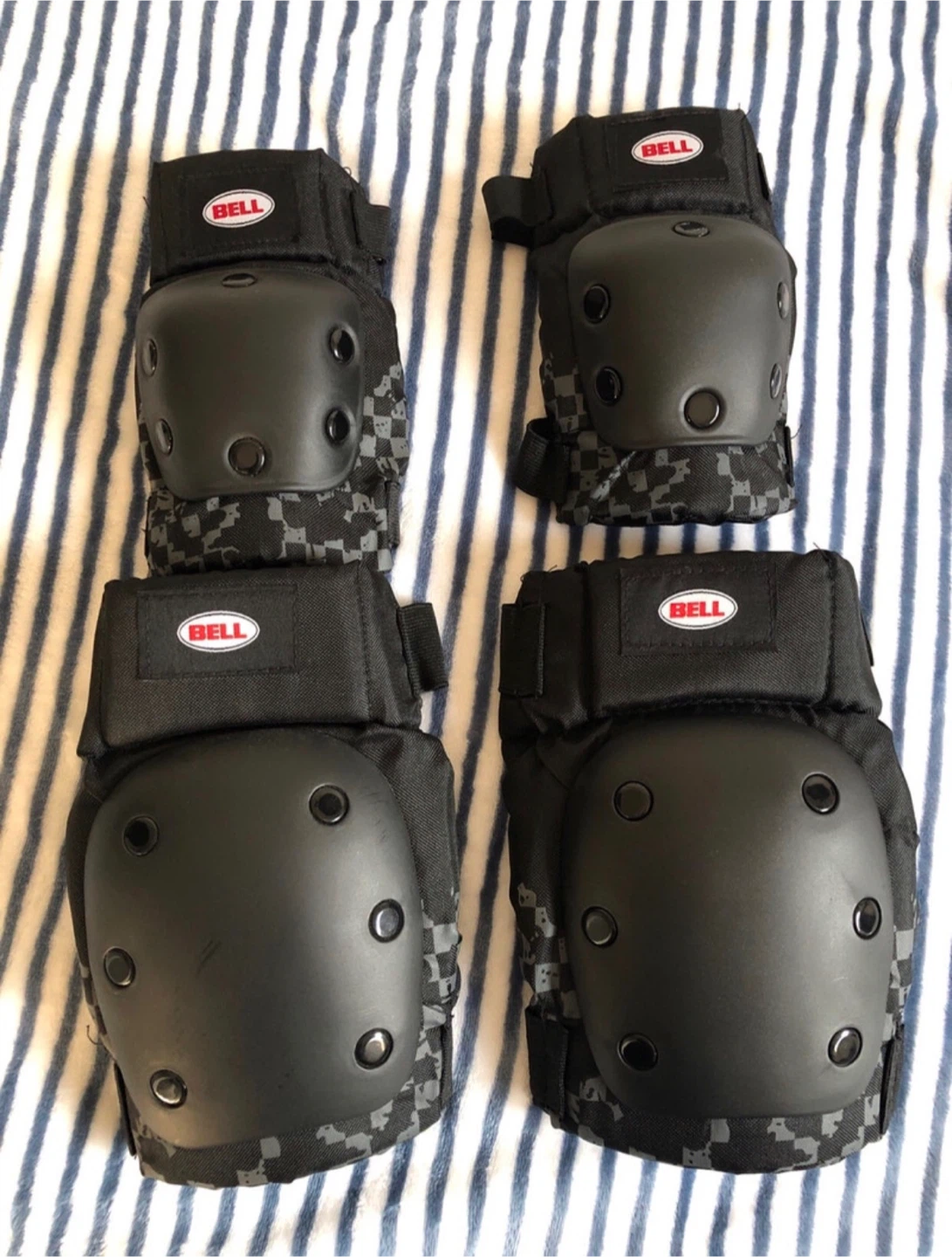 Bell Knee & Elbow Pads + Helmet